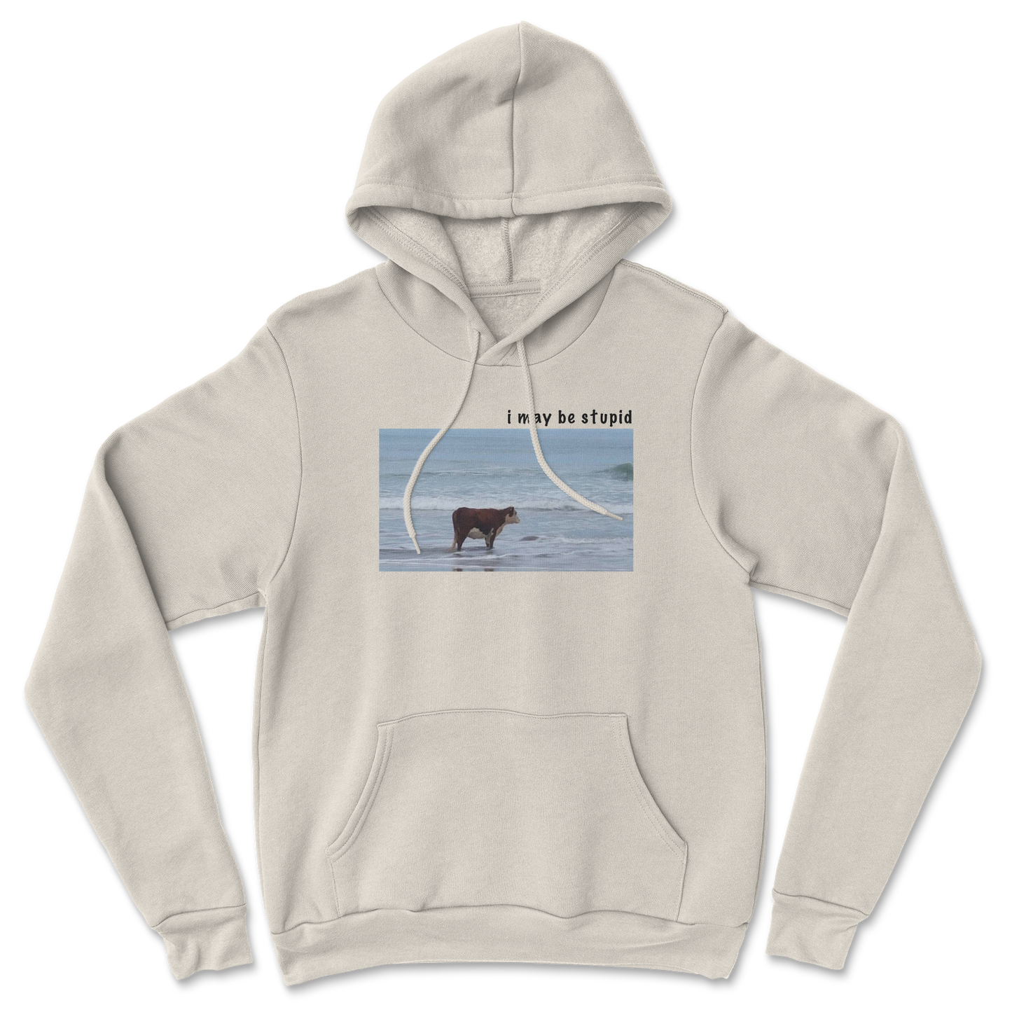 Heavy Blend Hoodie Stupid in Sand