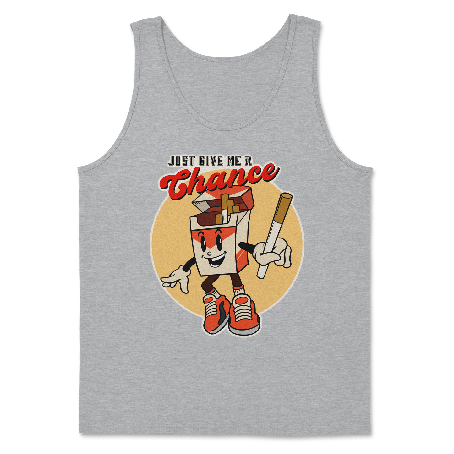 Heavy Blend Tank Top Vintage Cigarette in Sports Grey