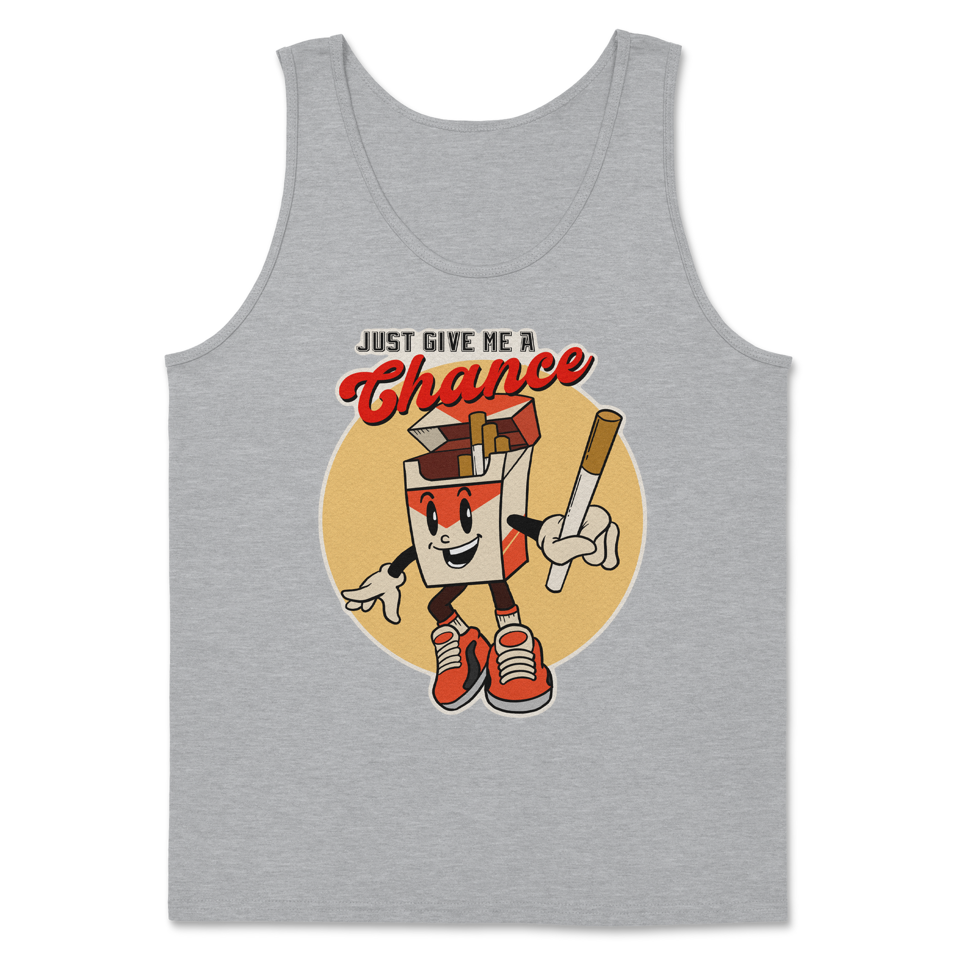 Heavy Blend Tank Top Vintage Cigarette in Sports Grey