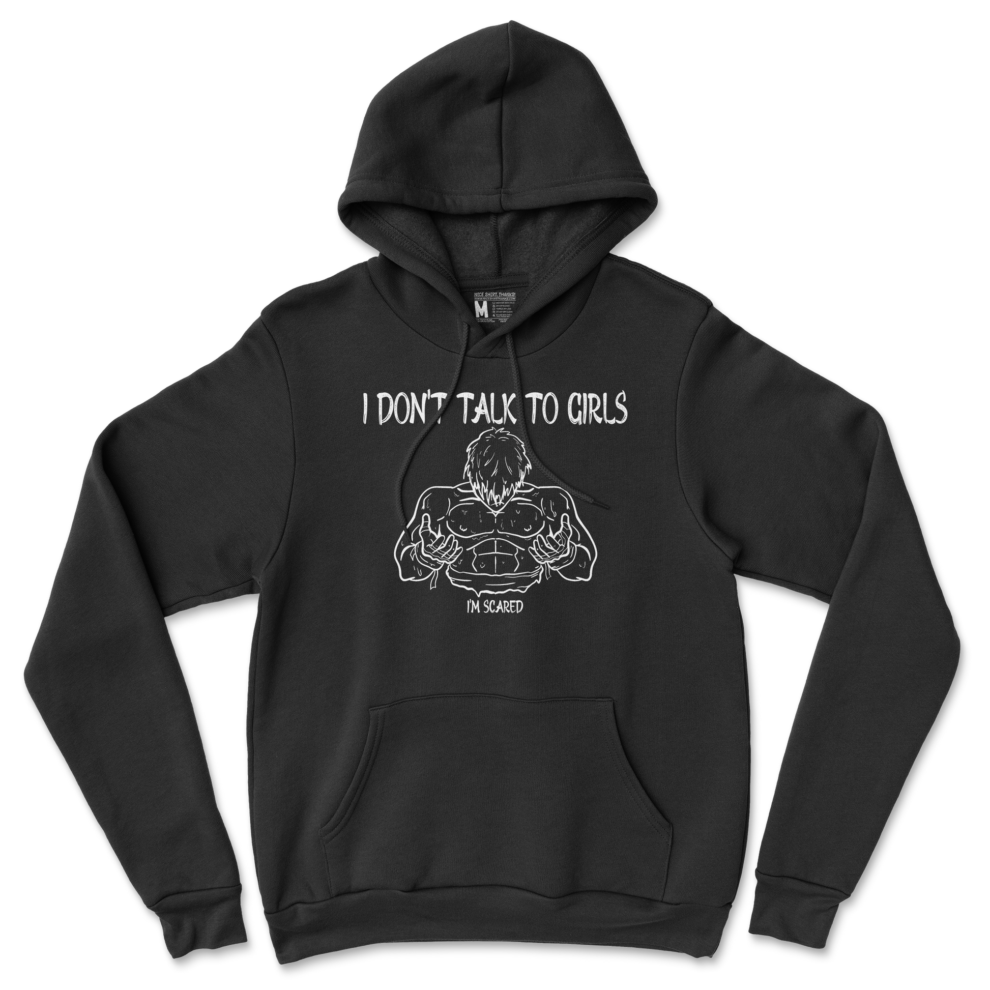 Gildan SoftStyle Hoodie Gym Shirt in Back