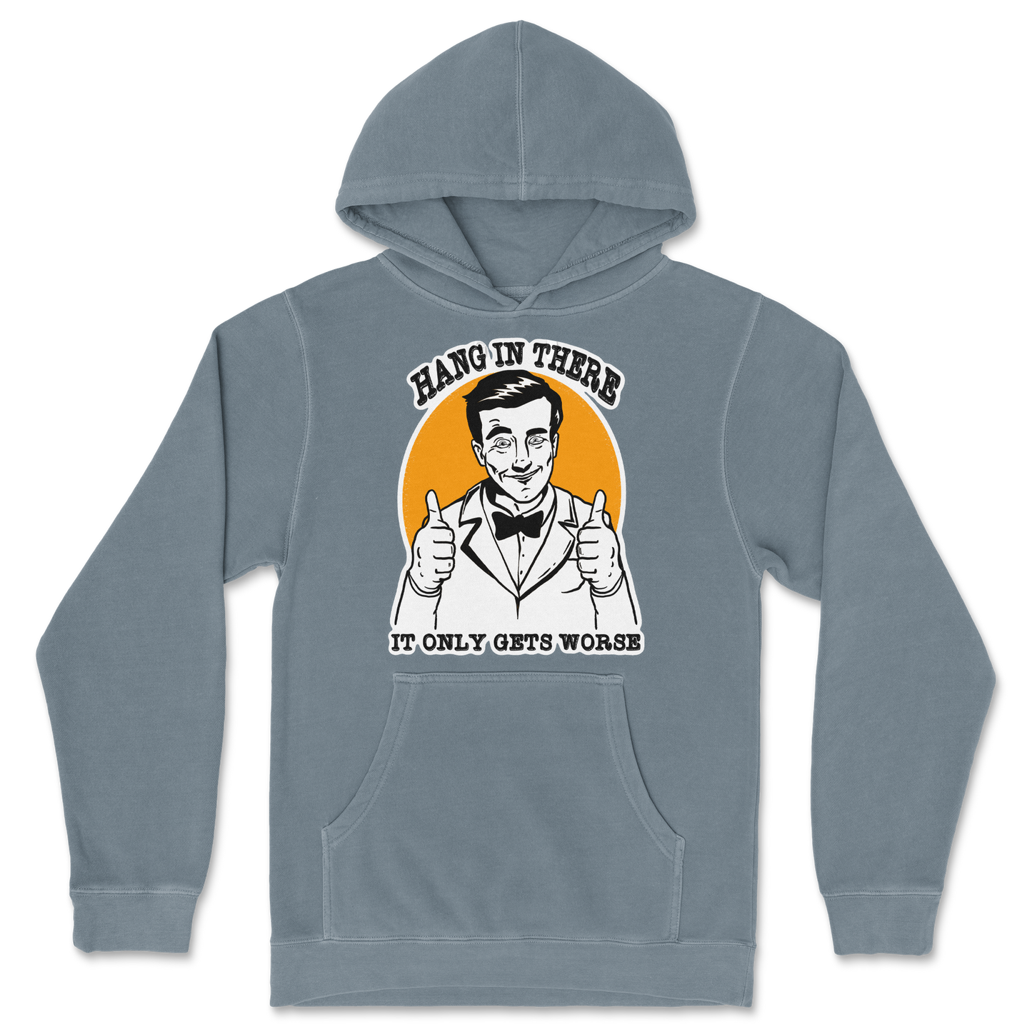 Independent Clothing Co. Hoodie Hang In There in Blue-Magic