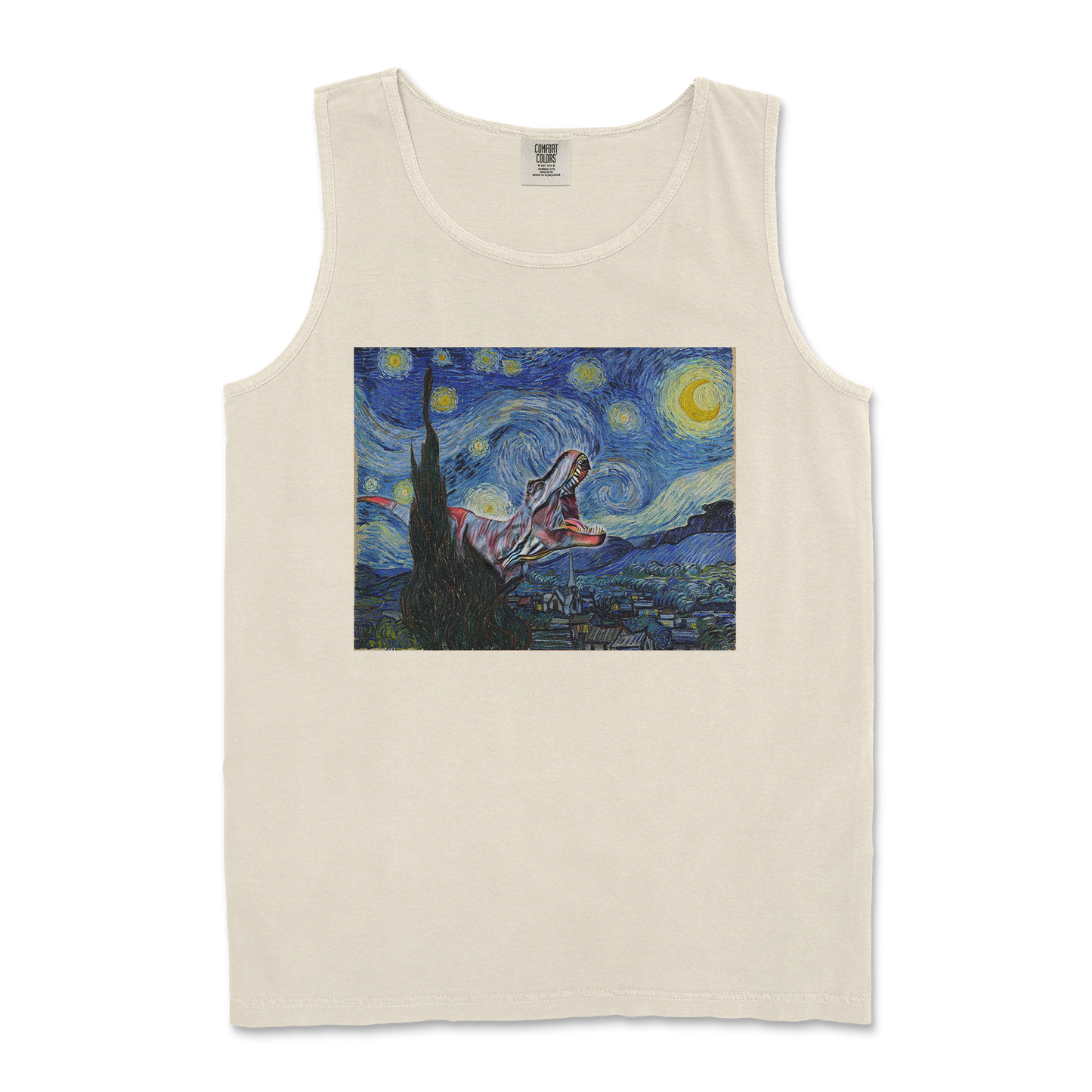Comfort Colors Tank Top Van Gogh but Cooler in Ivory