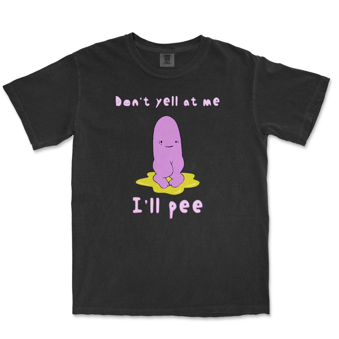Comfort Colors T-Shirt Dont Yell 2 in Black