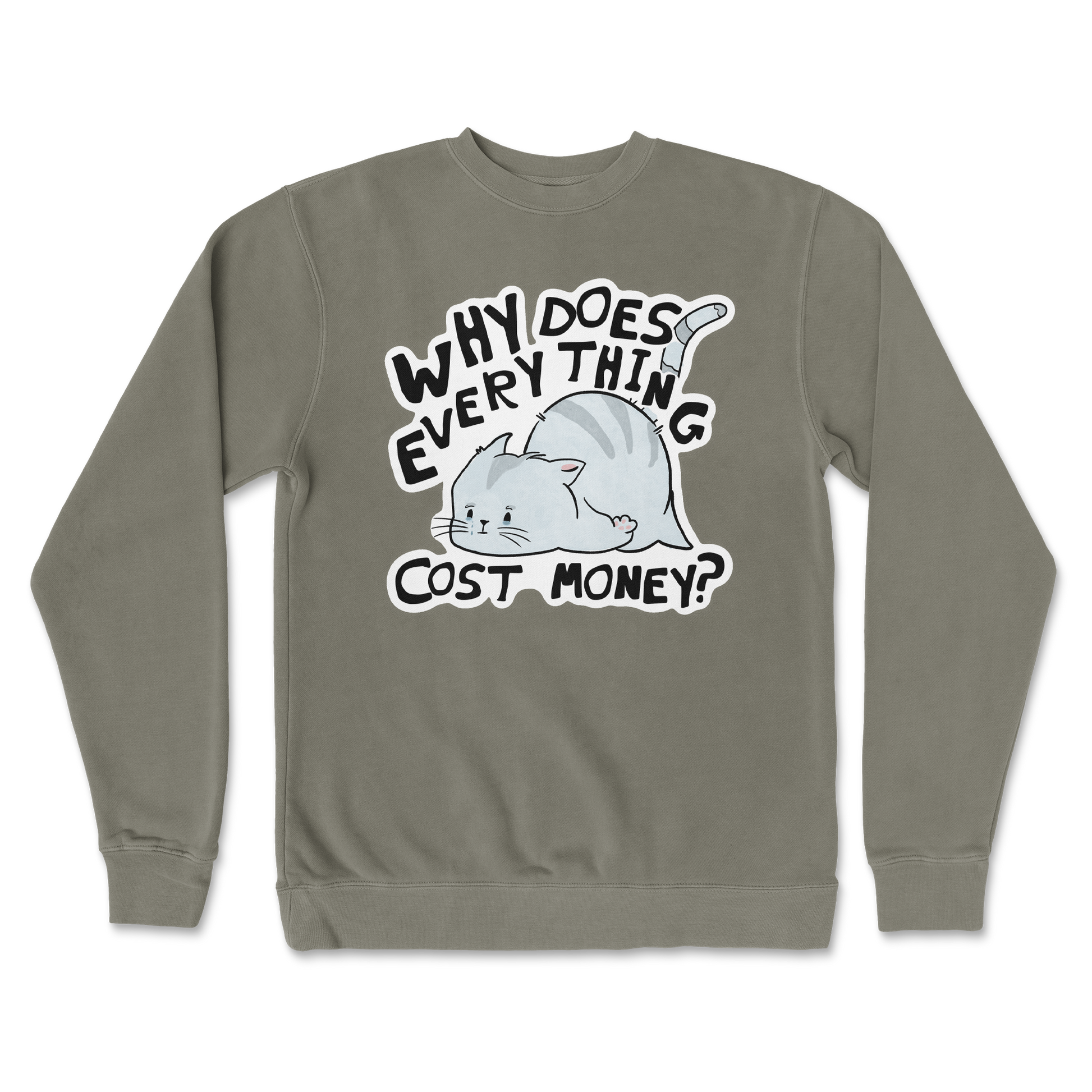 Independent Clothing Co. Crew Neck Broke Cat in Army