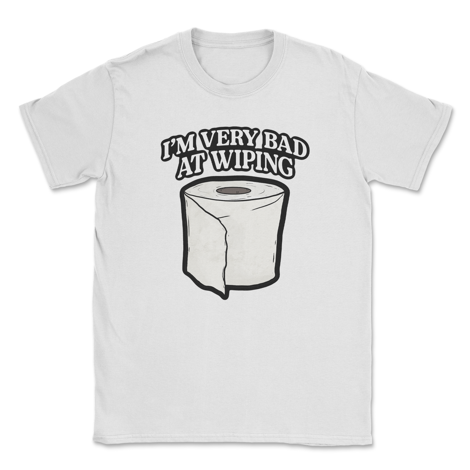 Heavy Blend T-Shirt Bad Wiper in White