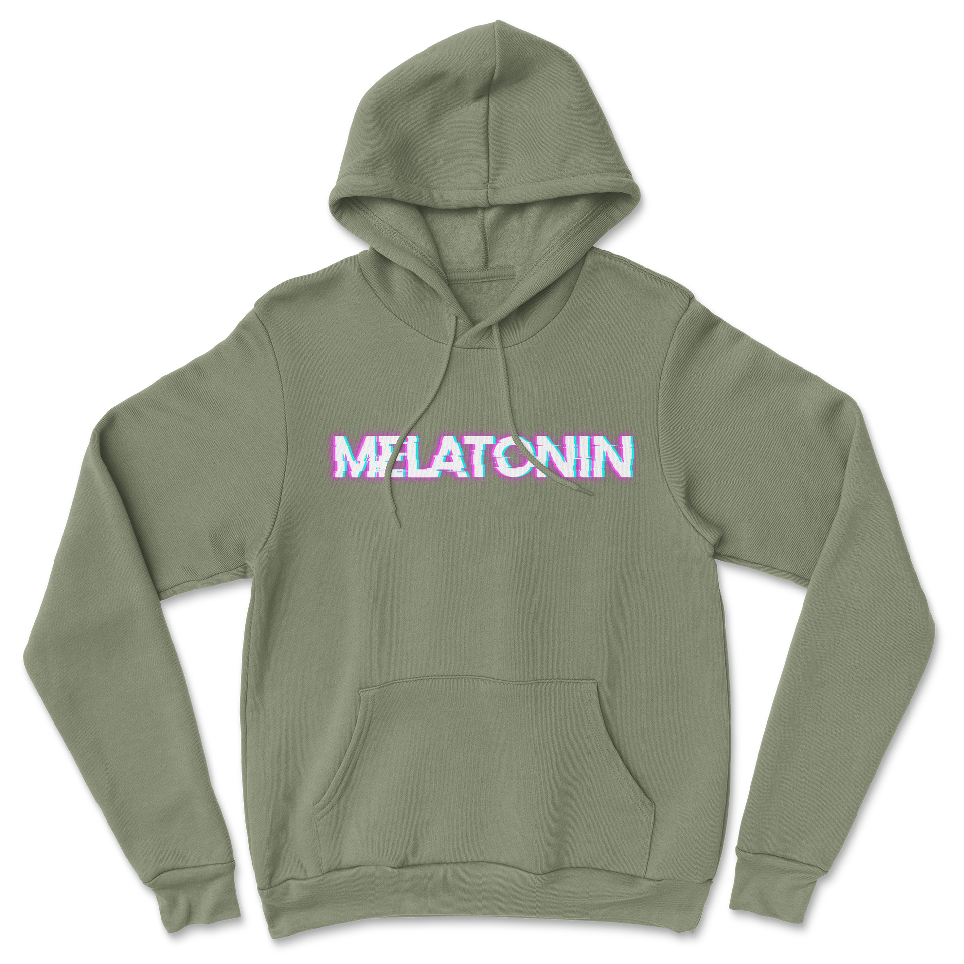 Heavy Blend Hoodie Melatonin in Military Green