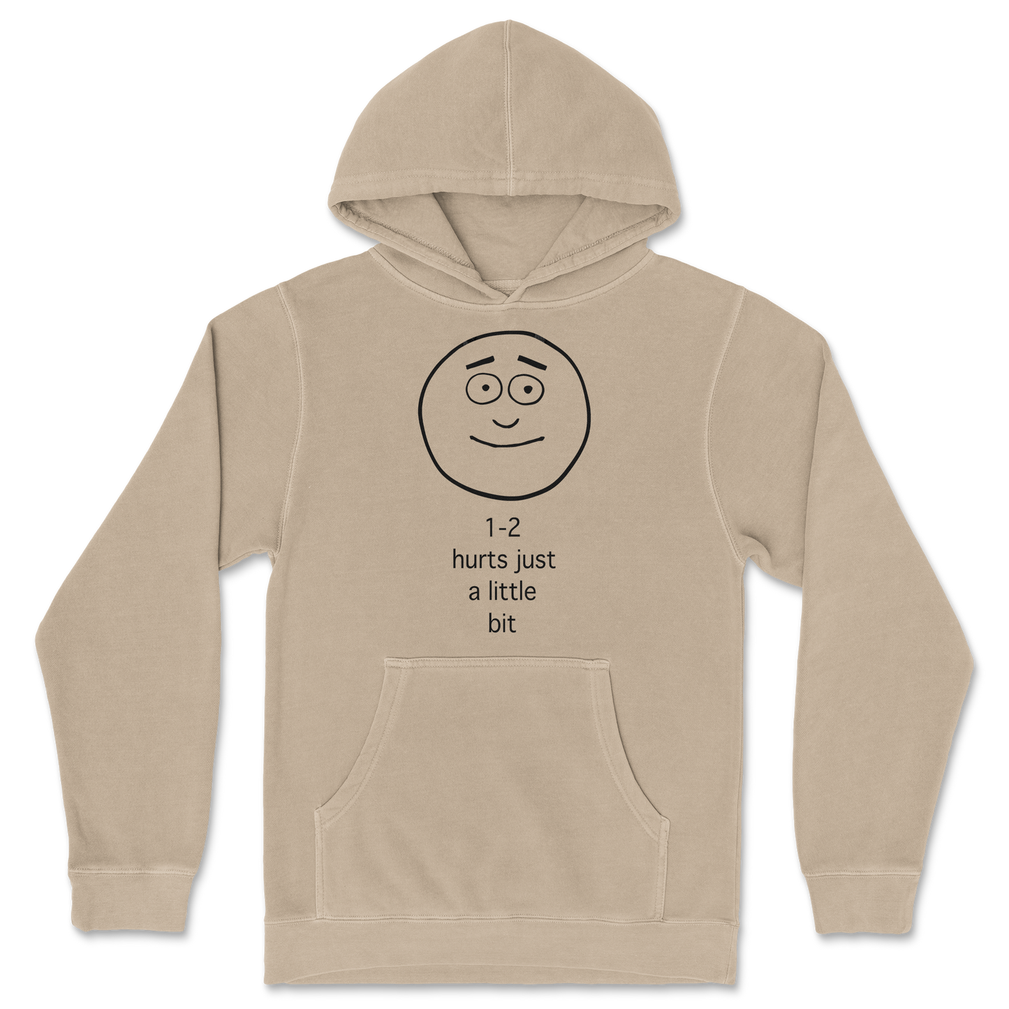 Independent Clothing Co. Hoodie Hurts A Little Bit in Sandstone