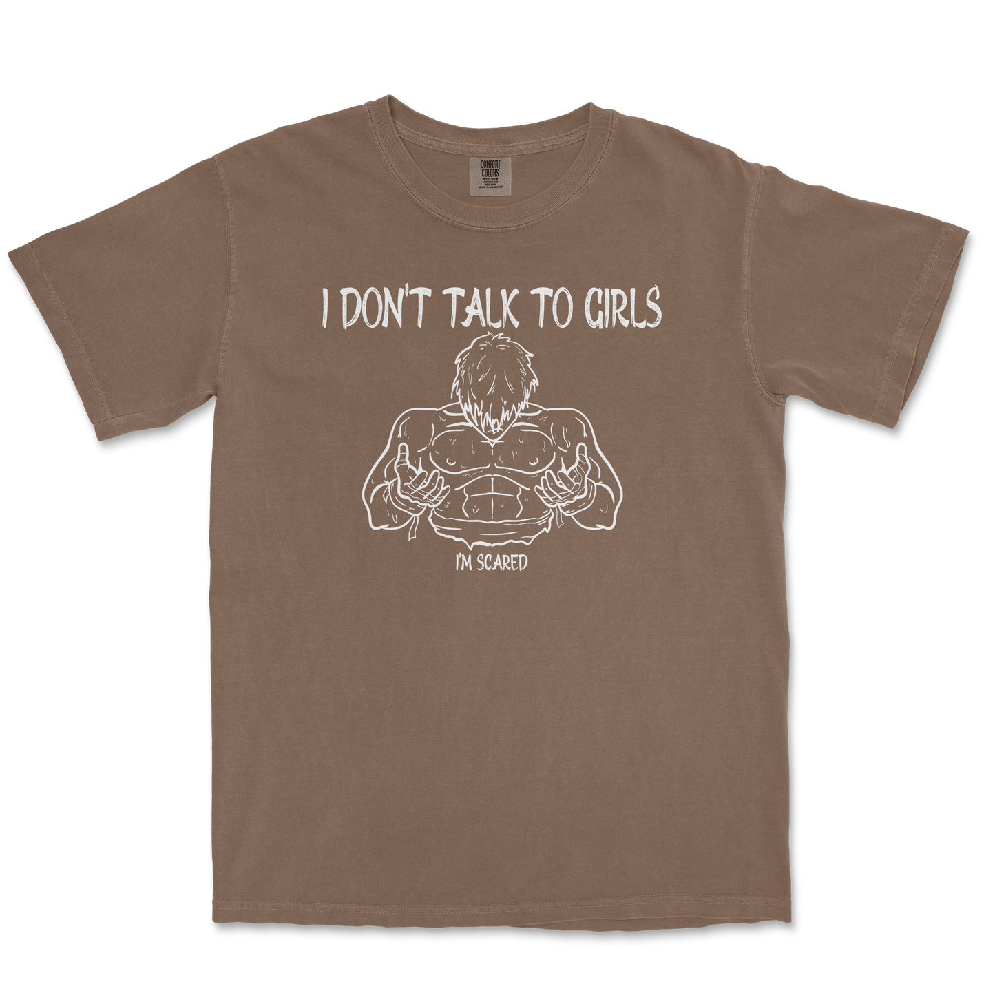 Comfort Colors T-Shirt Gym Shirt in Espresso