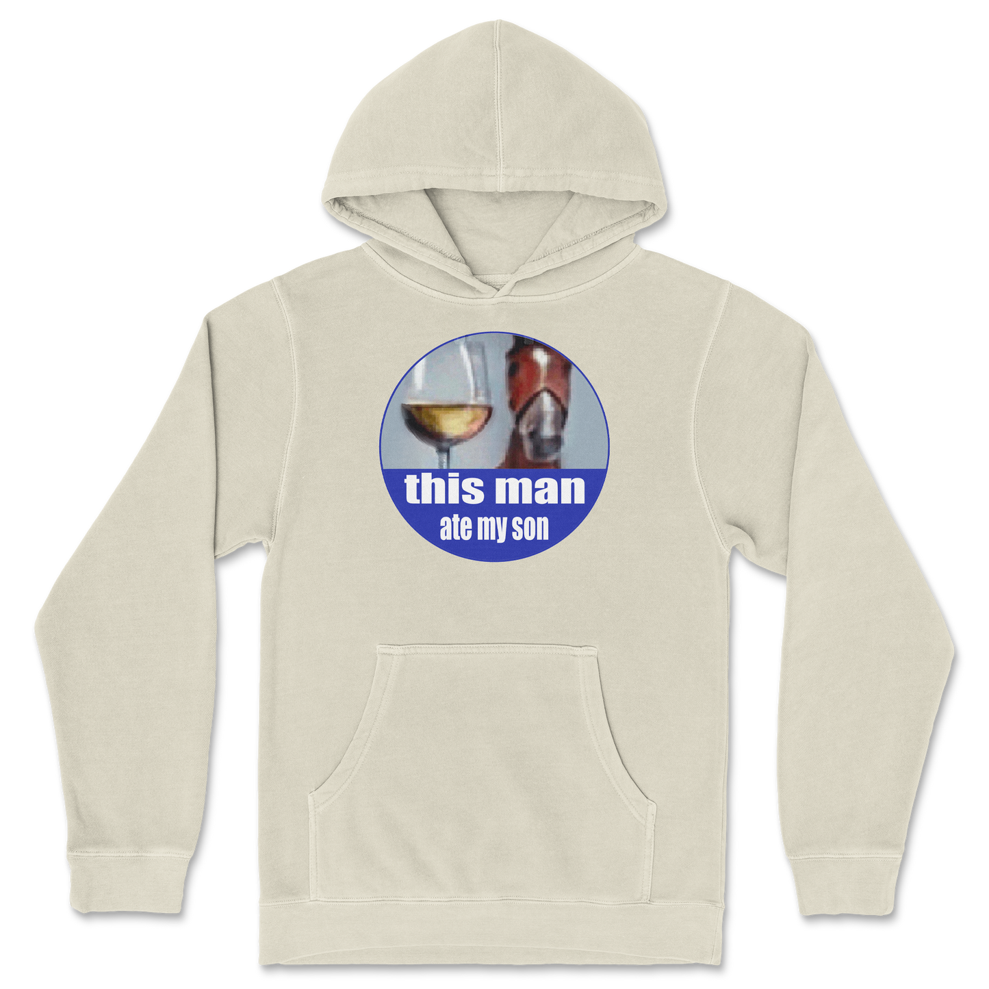 Independent Clothing Co. Hoodie This Man Ate My Son in Ivory