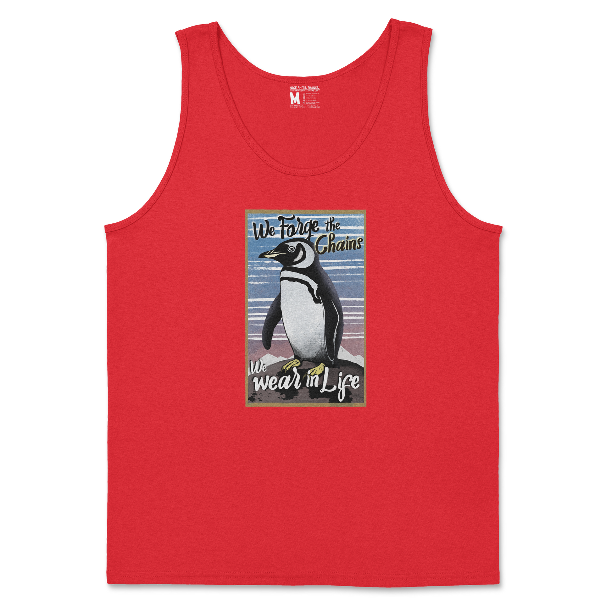 Gildan SoftStyle Tank Top in Red