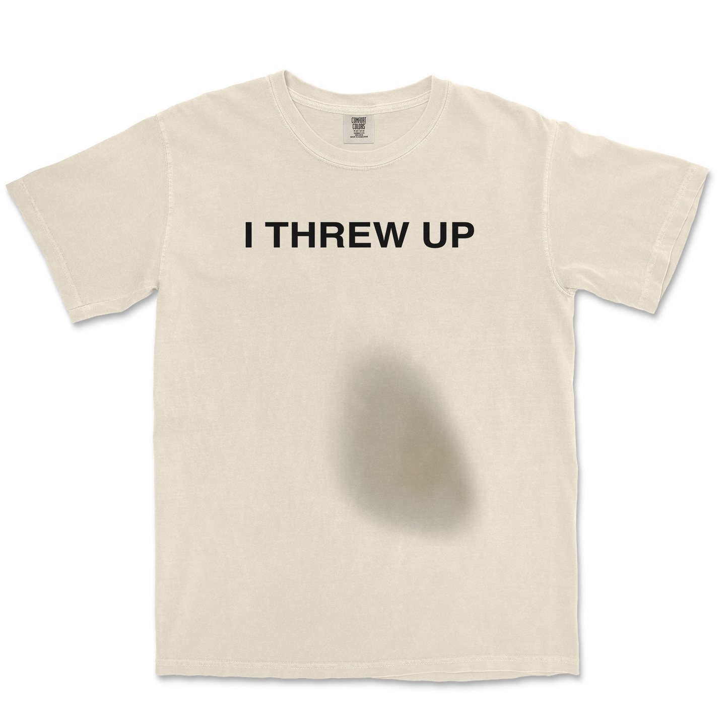 Comfort Colors T-Shirt Mom I Threw Up in Ivory