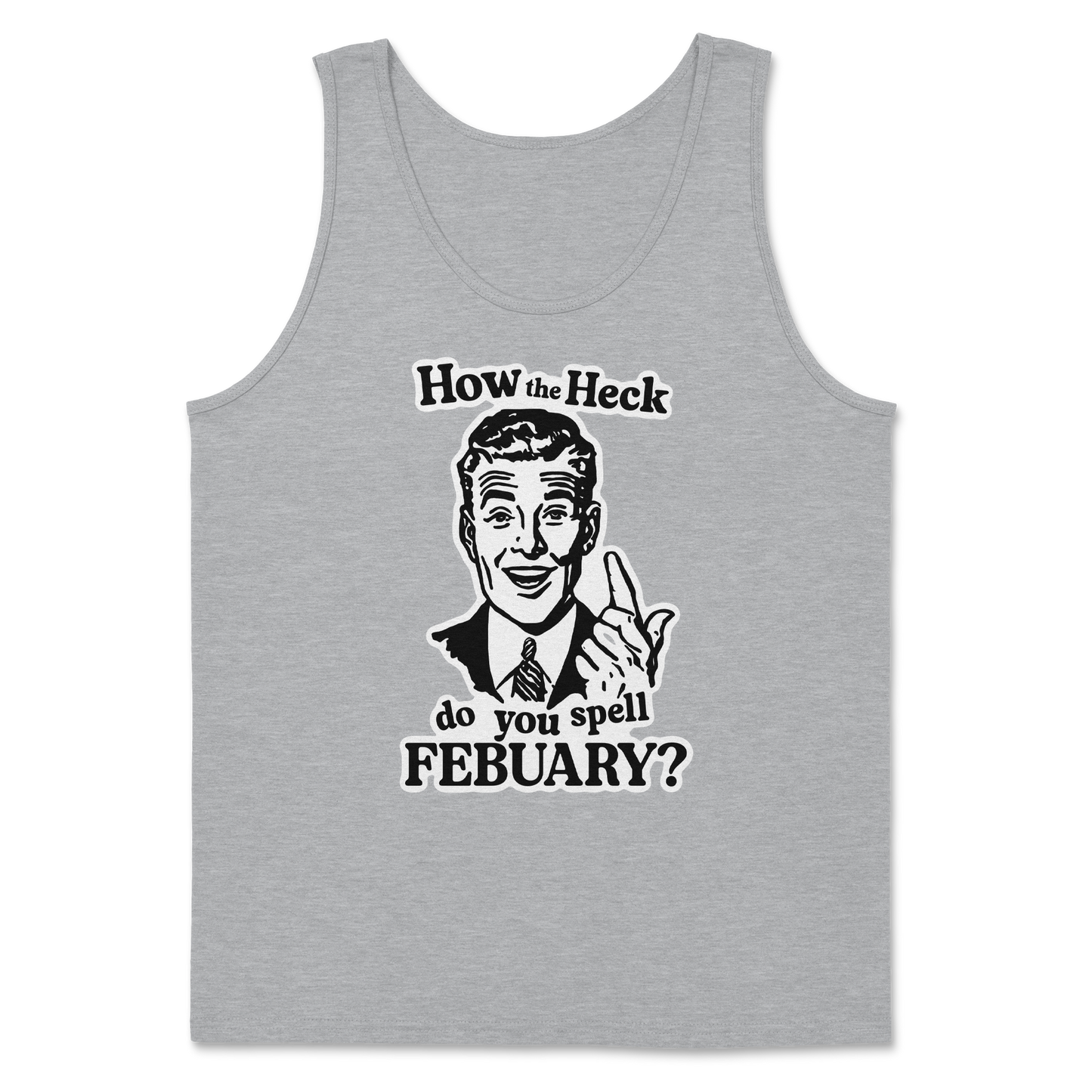 Heavy Blend Tank Top February in Sports Grey
