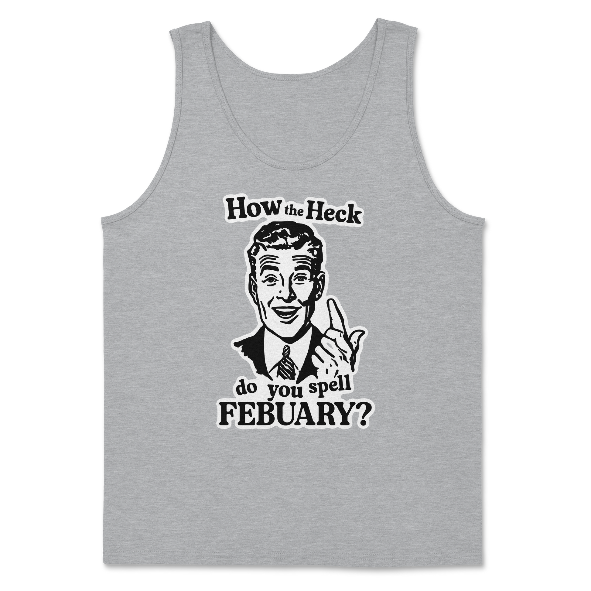 Heavy Blend Tank Top February in Sports Grey