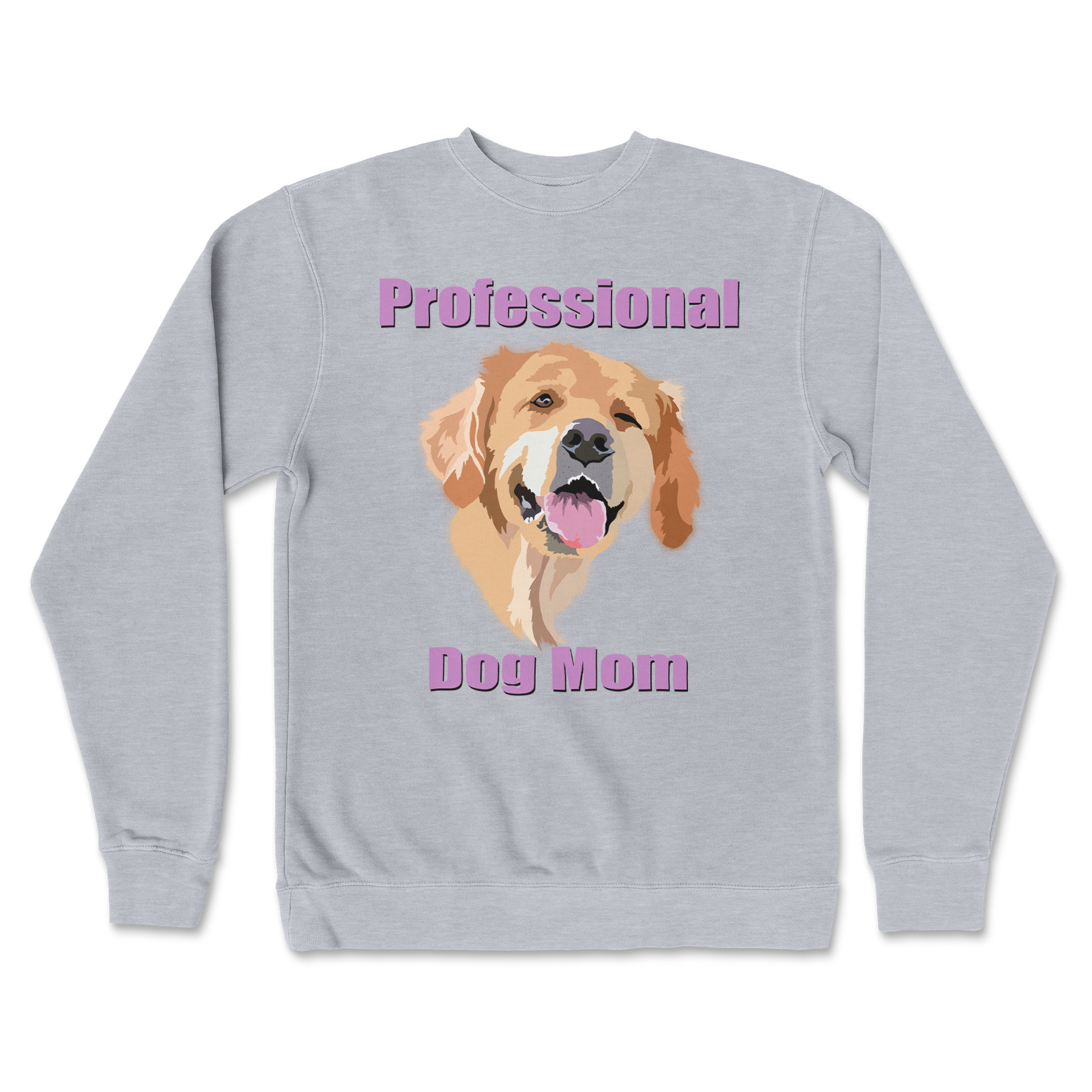 Independent Clothing Co. Crew Neck Dog Mom in GreyHeather