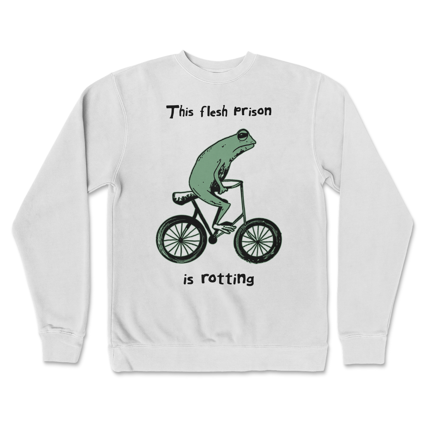 Independent Clothing Co. Crew Neck Flesh Prison in white