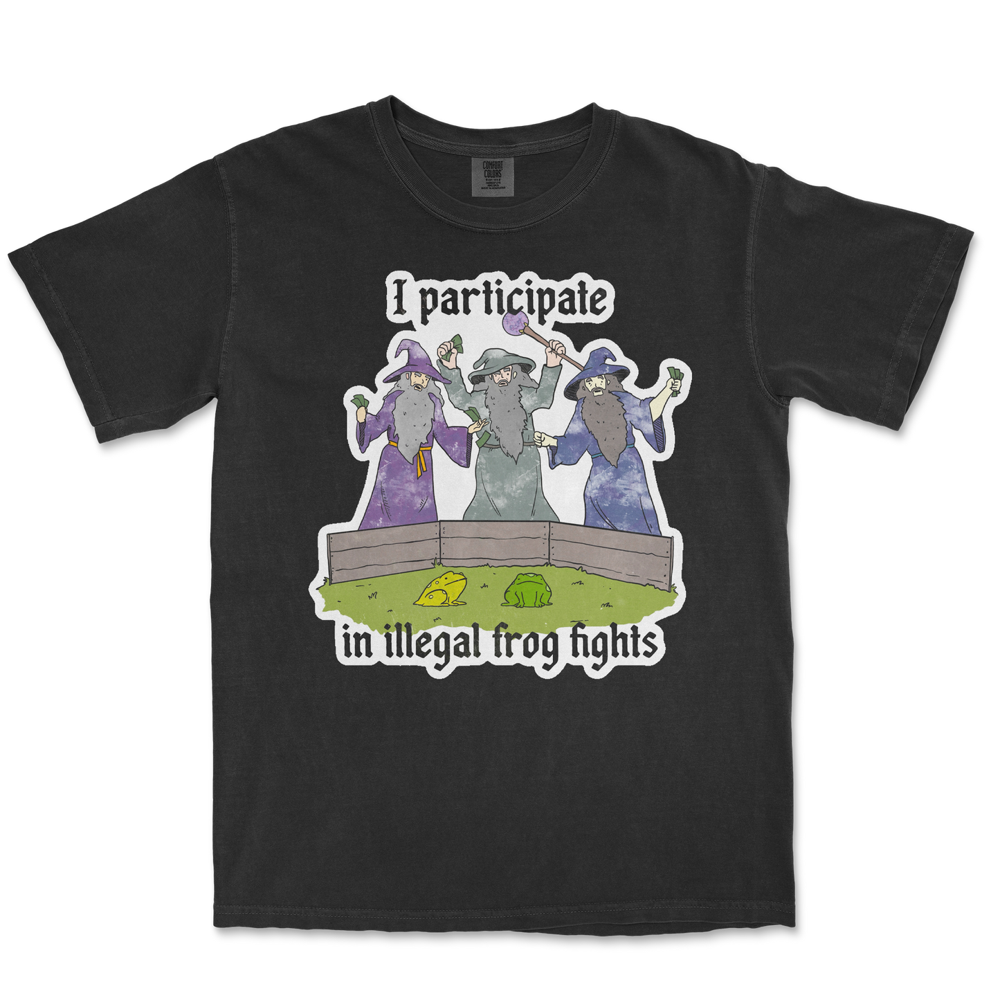 Comfort Colors T-Shirt Wizard Activities in Black