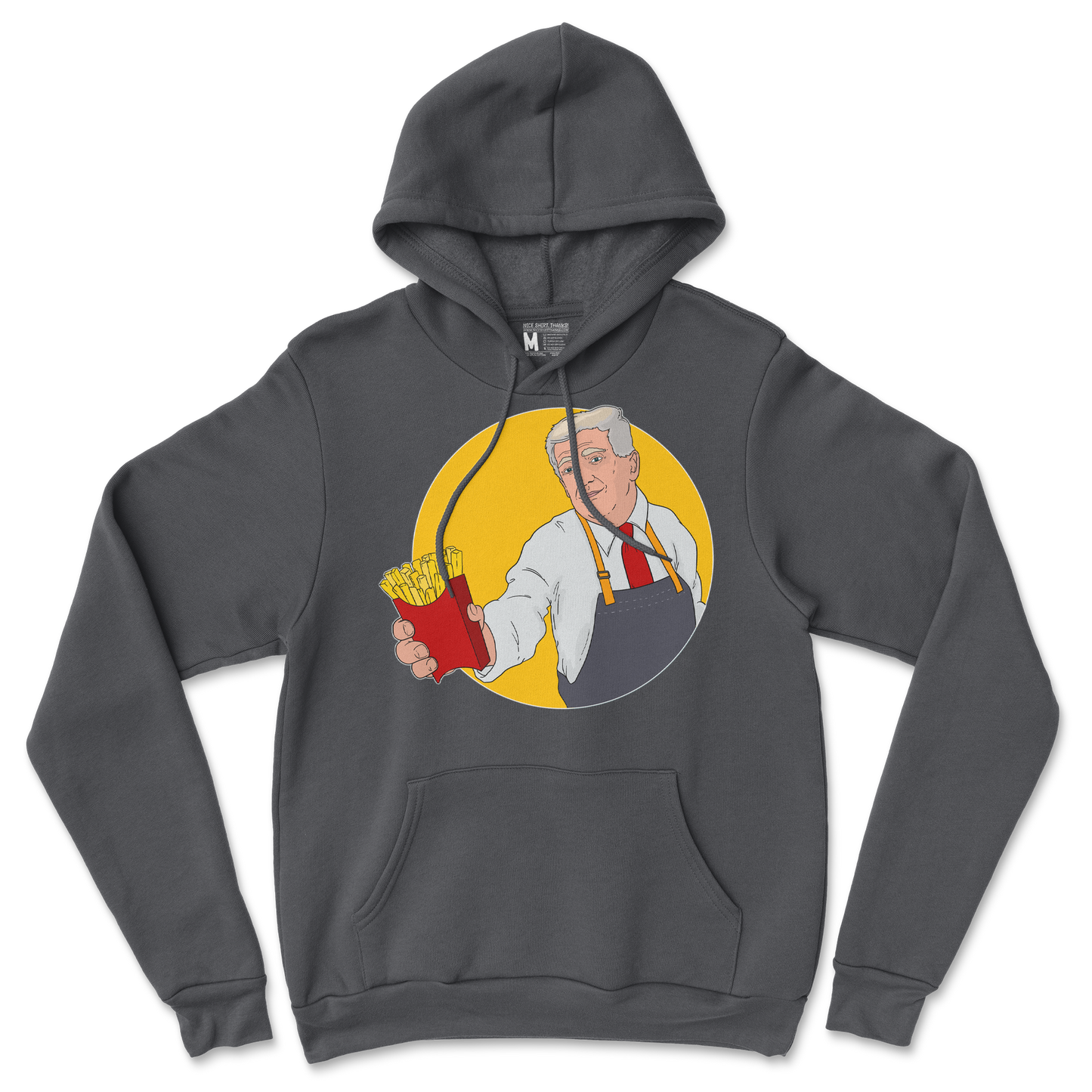 Gildan SoftStyle Hoodie McTrump in Black