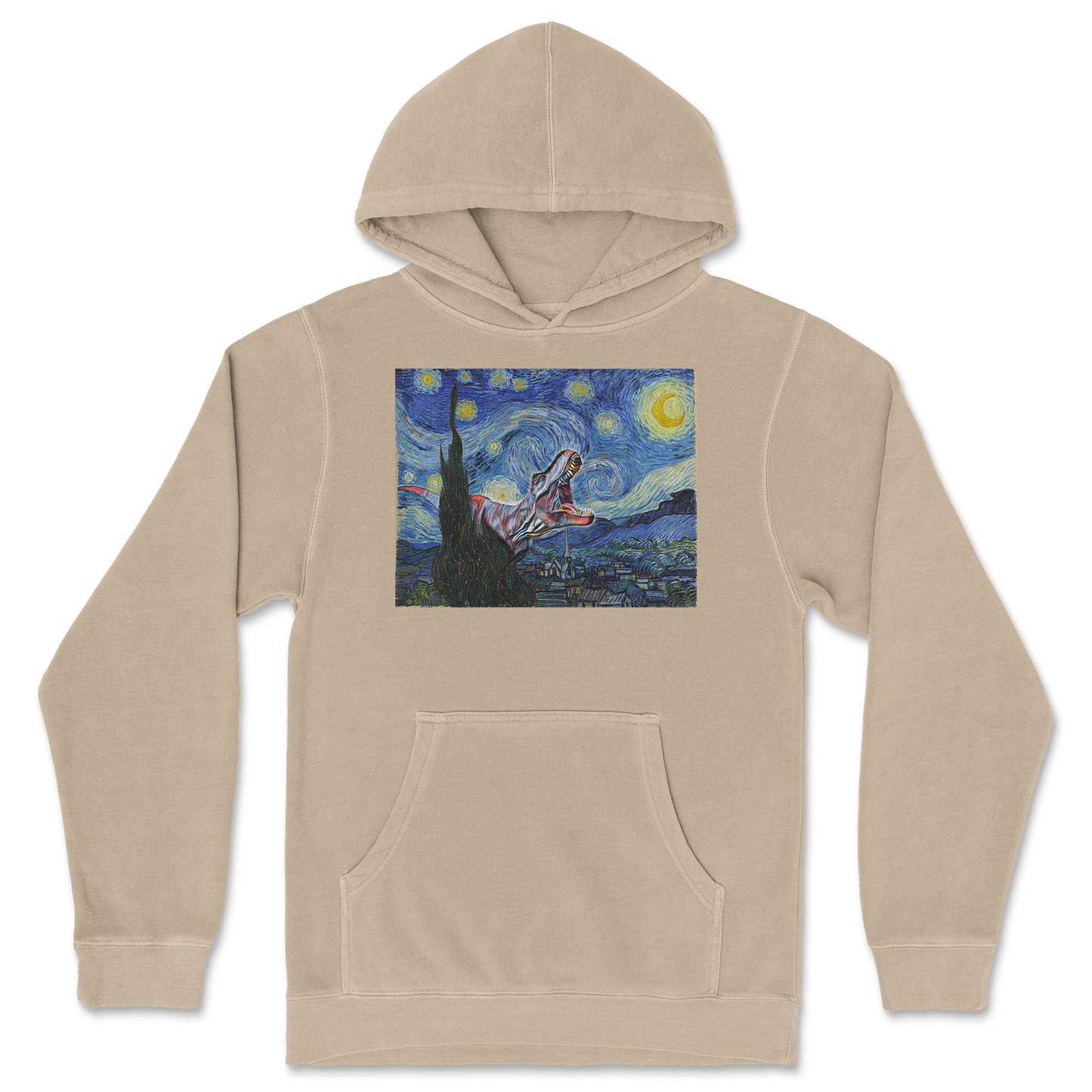 Independent Clothing Co. Hoodie Van Gogh but Cooler in Sandstone