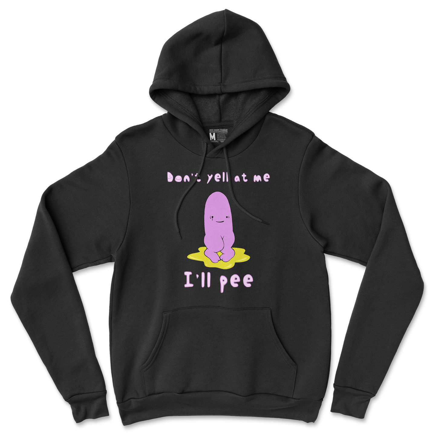Gildan SoftStyle Hoodie Dont Yell 2 in Back