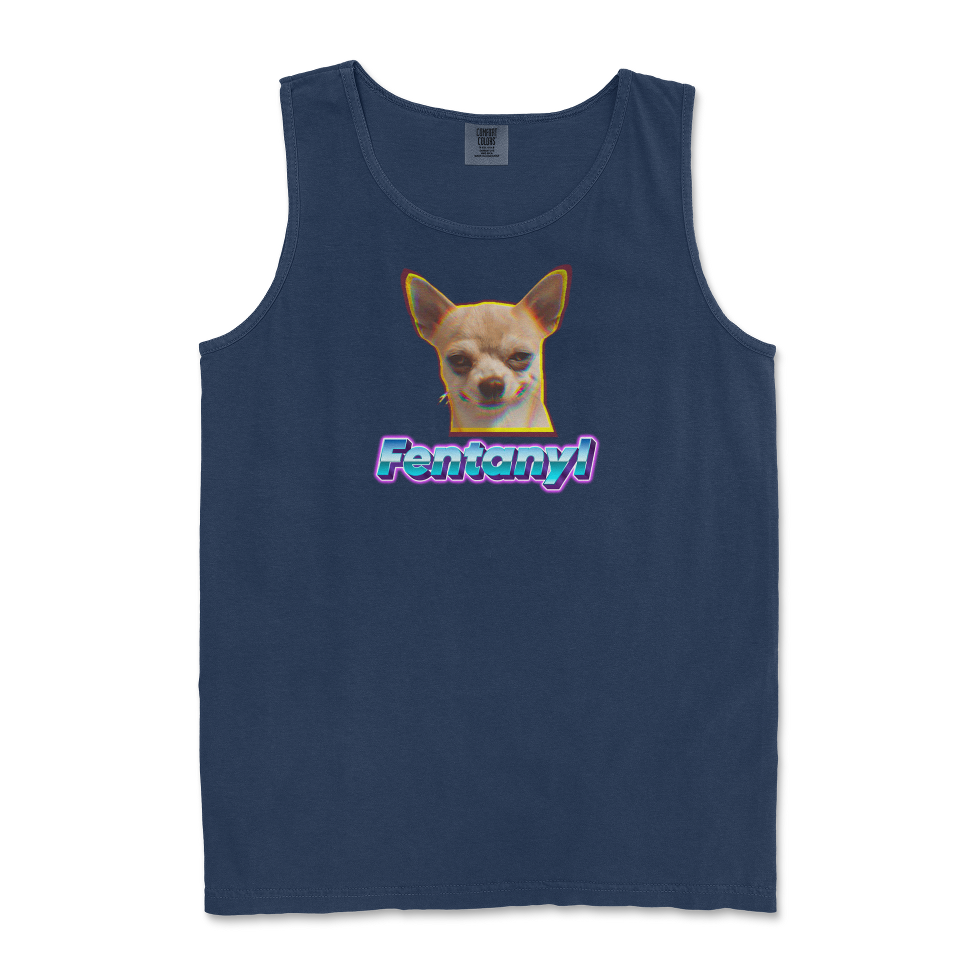 Comfort Colors Tank Top Fent in True-Navy