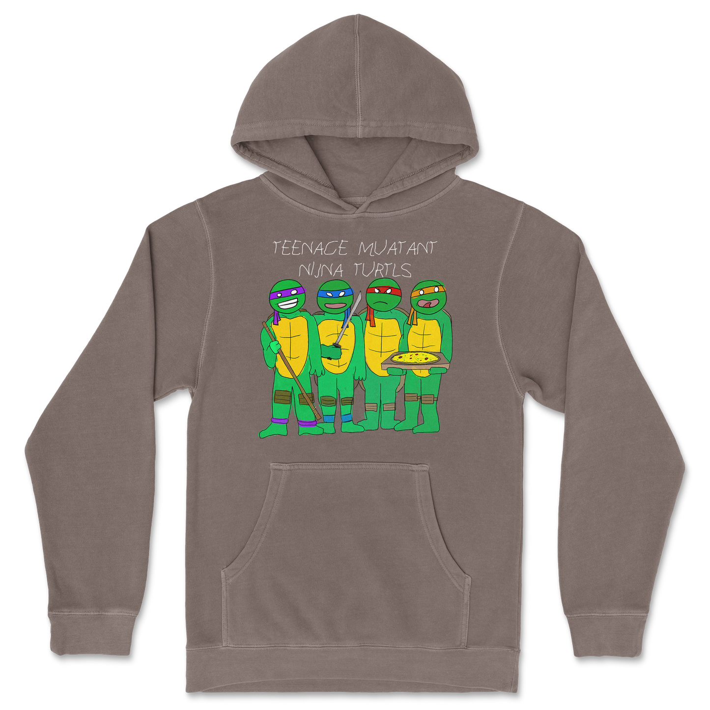 Independent Clothing Co. Hoodie Ninja Turtles in Clay