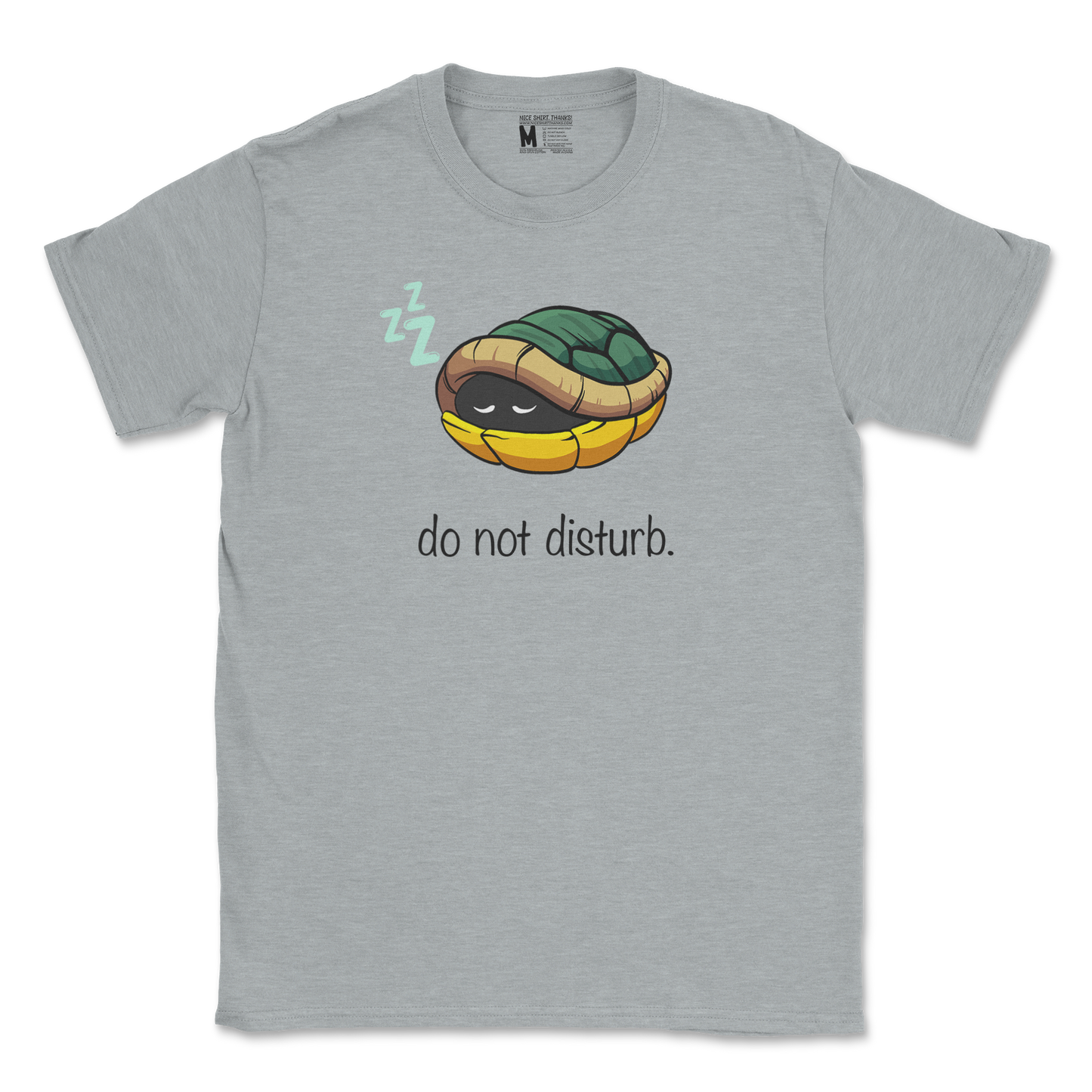 Gildan SoftStyle T-Shirt Sleepin Turtle in Sports Grey