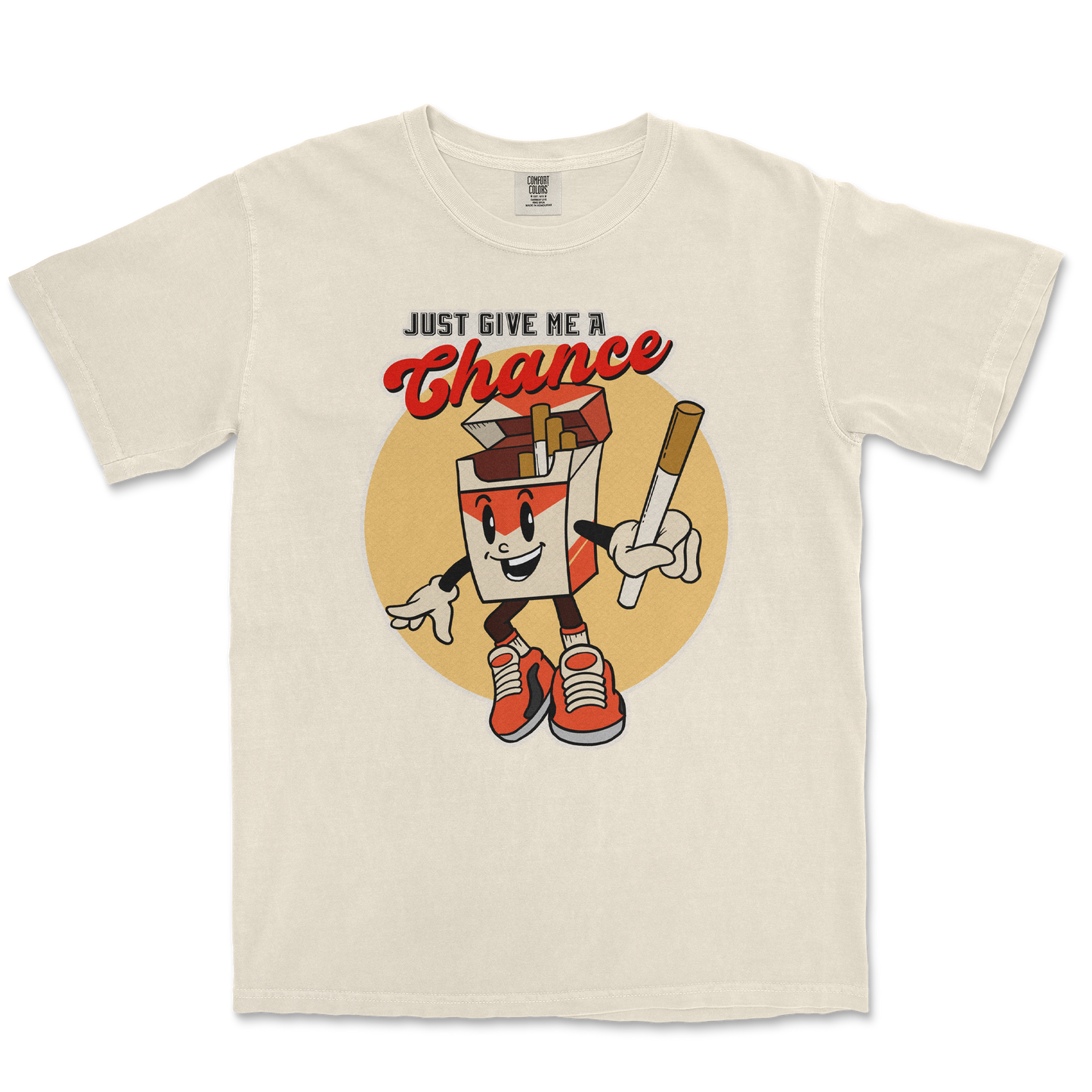 Comfort Colors T-Shirt Vintage Cigarette in Ivory