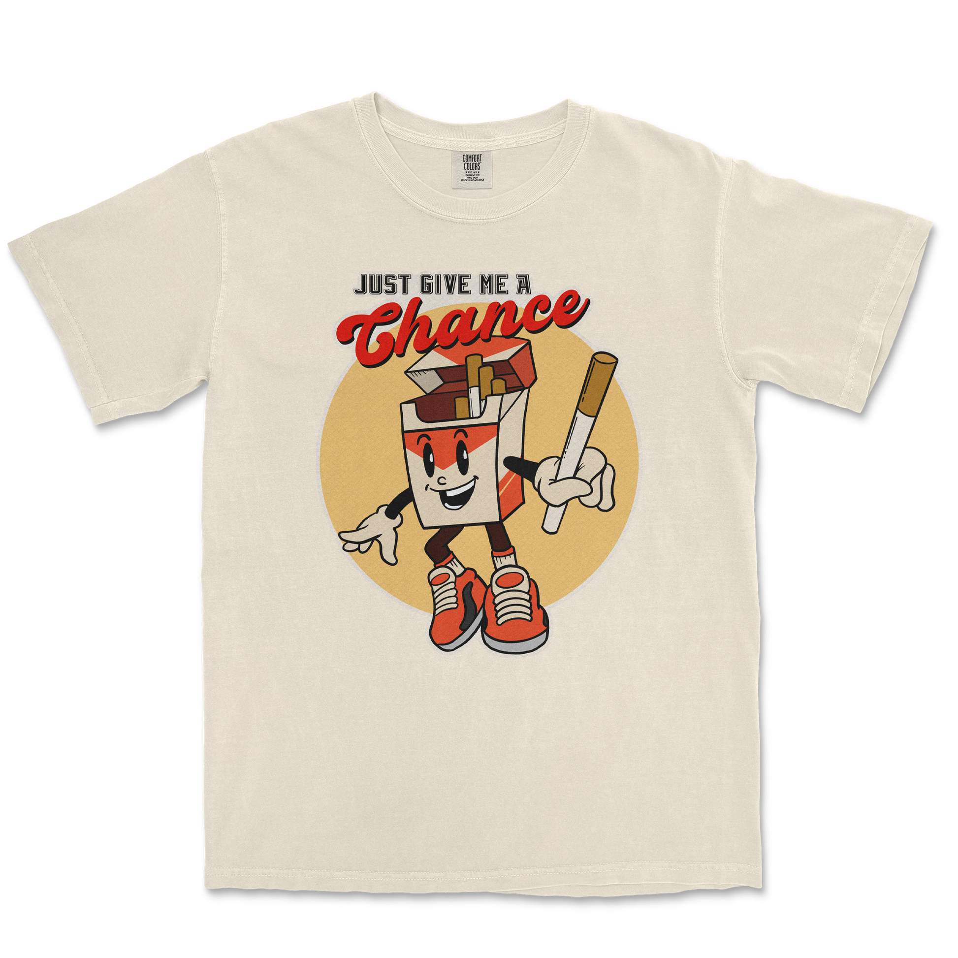 Comfort Colors T-Shirt Vintage Cigarette in Ivory