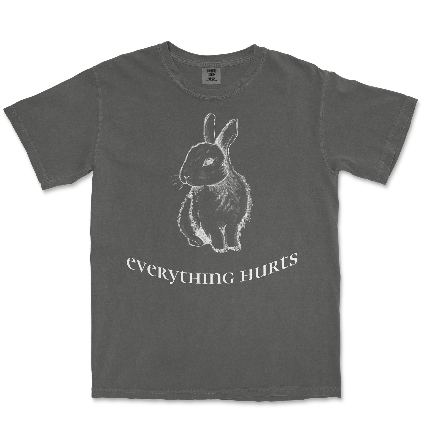 Comfort Colors T-Shirt Everything Hurts in Pepper