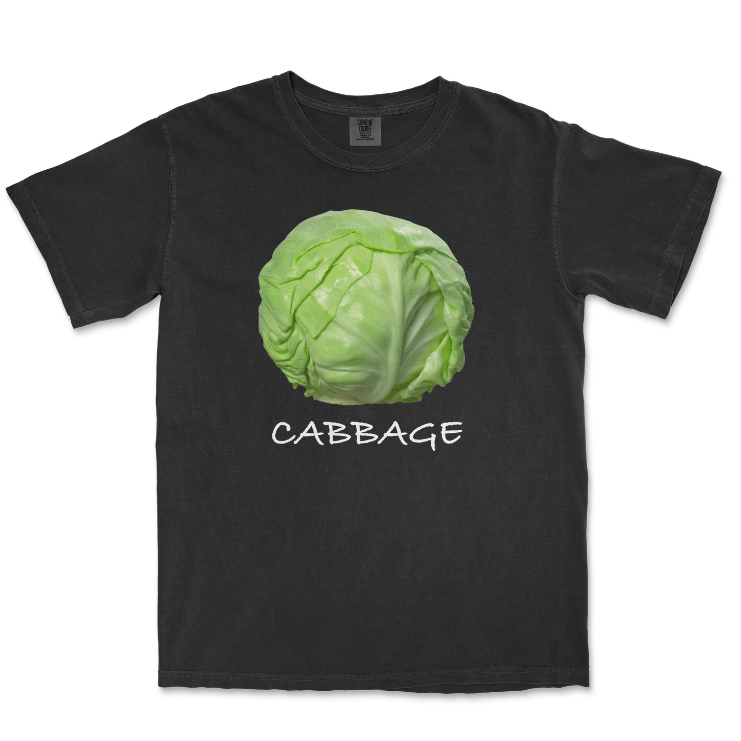 Comfort Colors T-Shirt Cabbage in Black