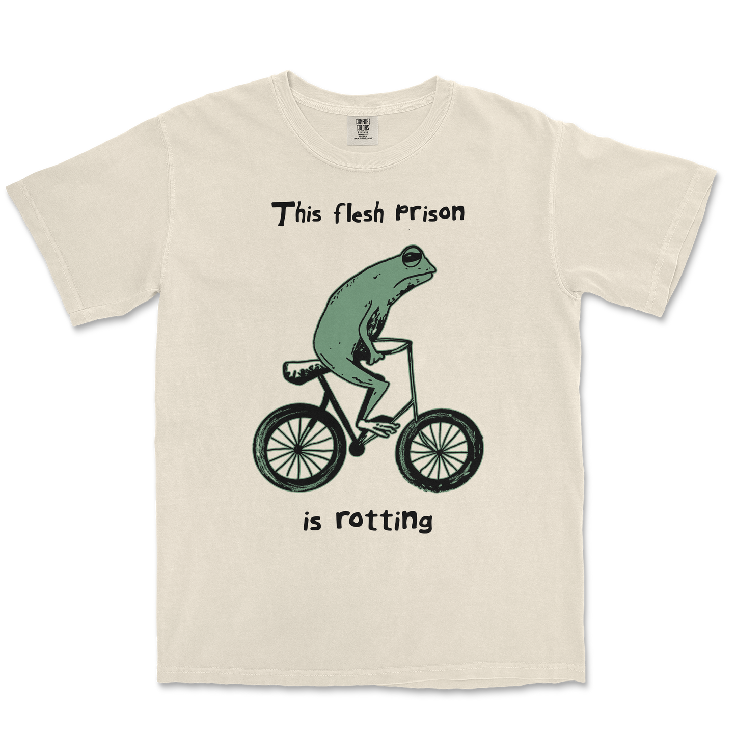 Comfort Colors T-Shirt Flesh Prison in Ivory