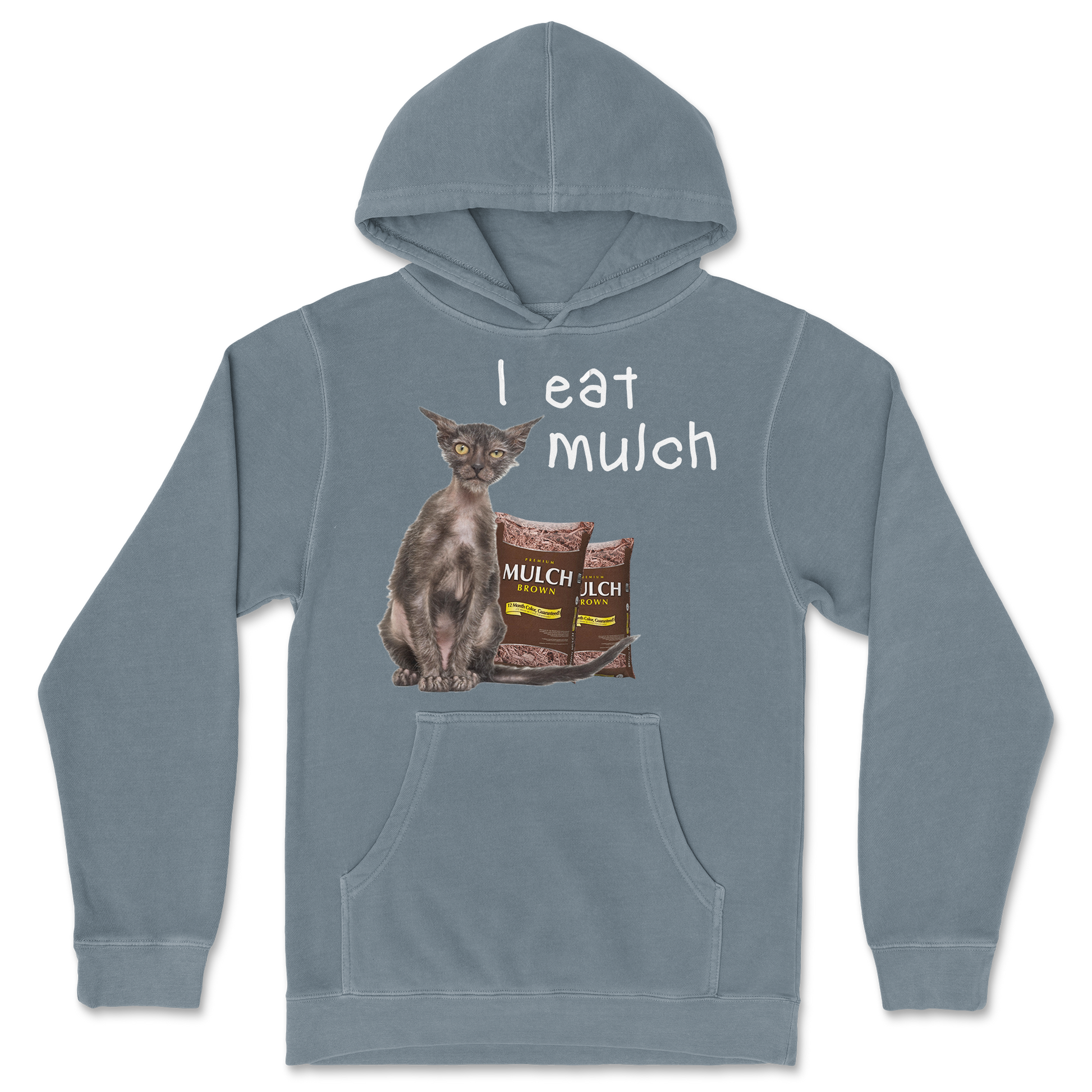Independent Clothing Co. Hoodie I Eat Mulch in BlueMagic