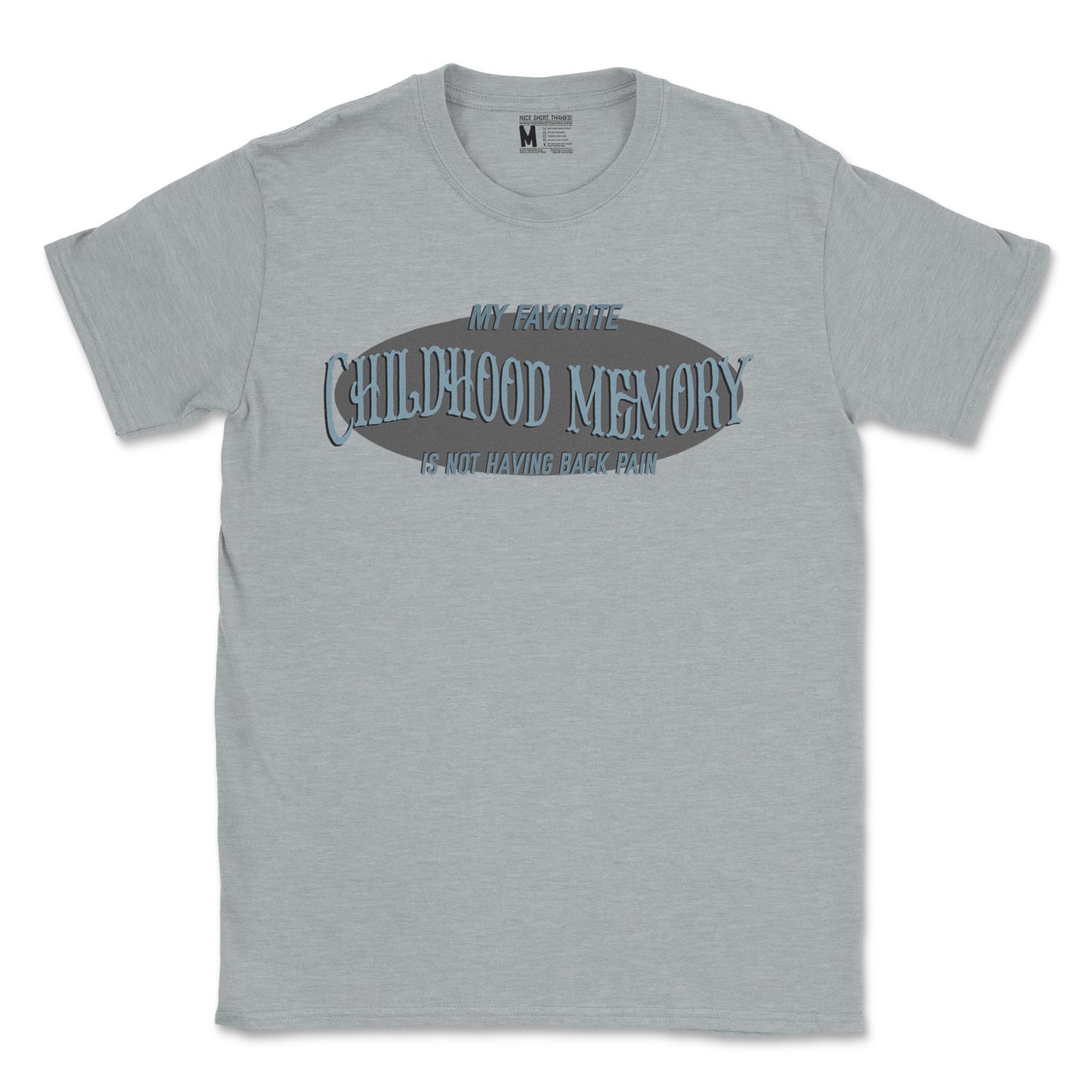Gildan SoftStyle T-Shirt Childhood Memory in Sports Grey