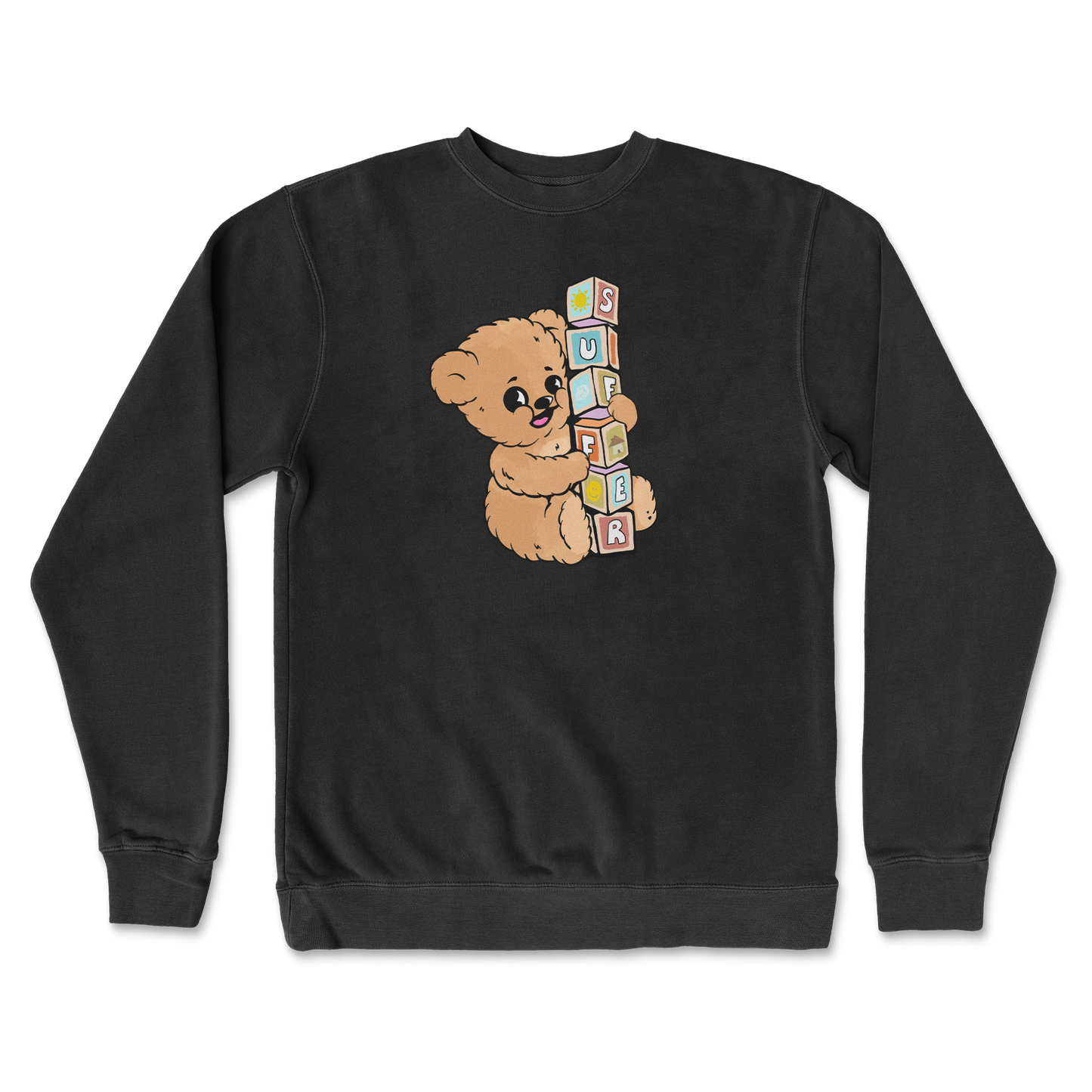 Independent Clothing Co. Crew Neck Suffer in Black
