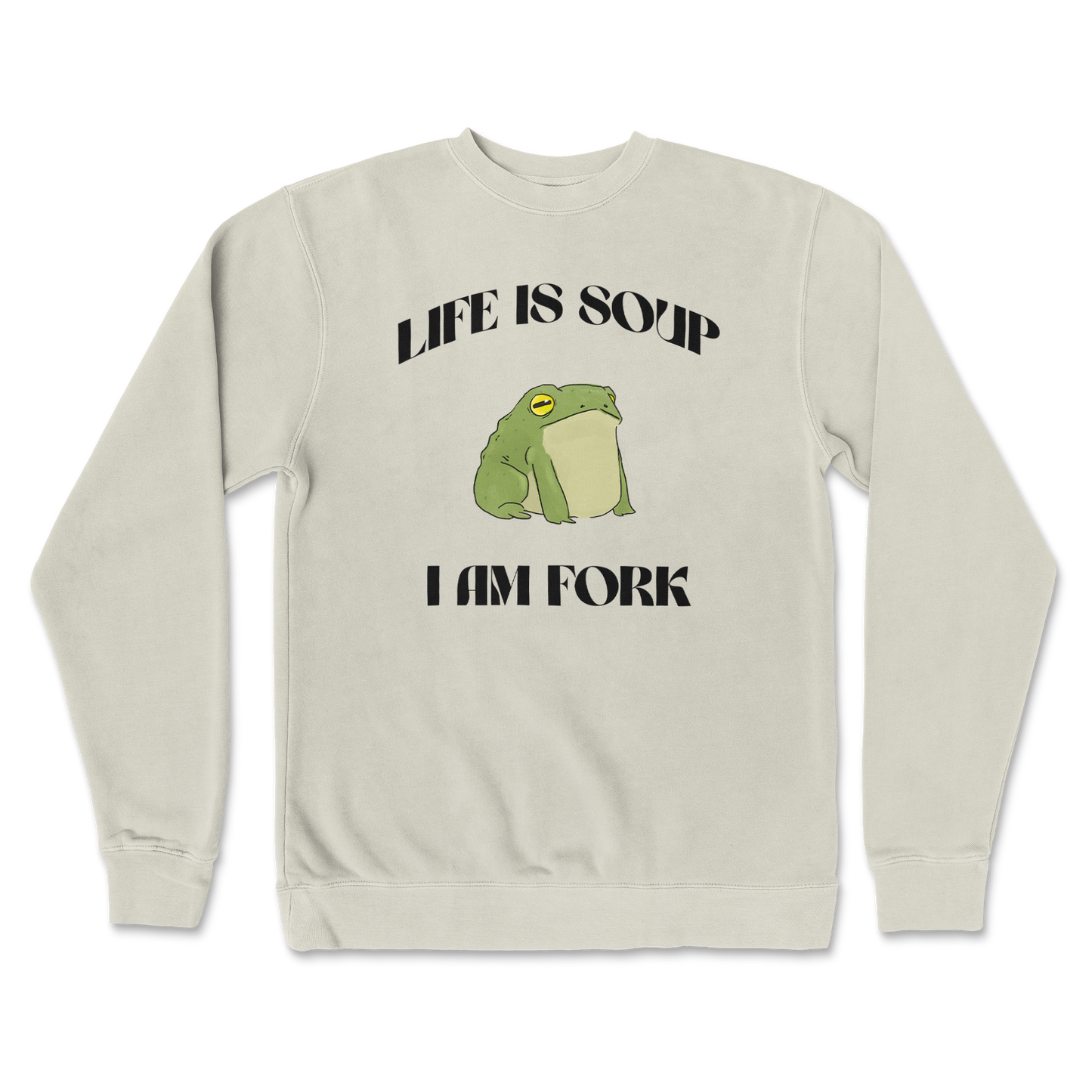 Independent Clothing Co. Crew Neck Life is Soup in Bone