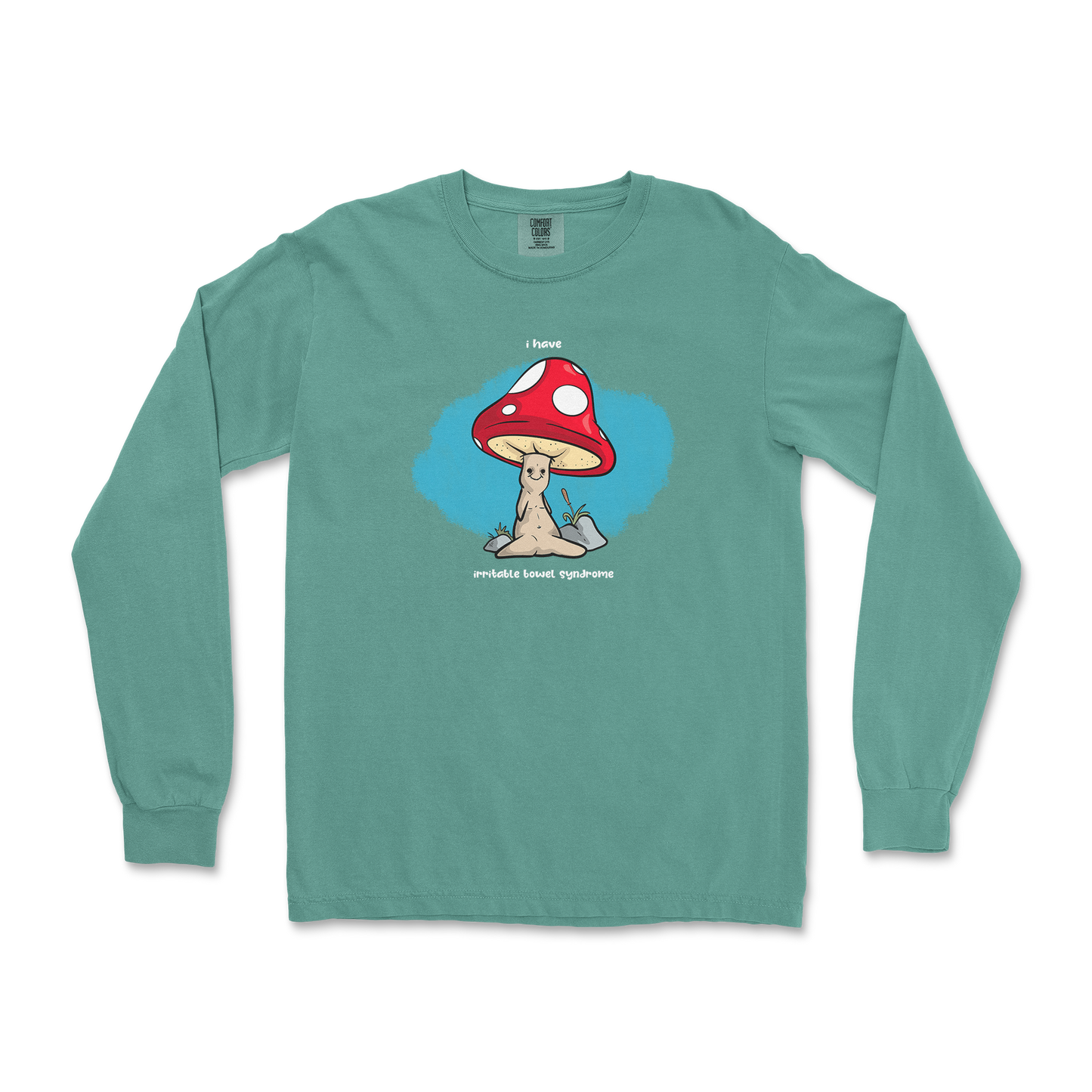 Comfort Colors Long Sleeve IBS in LightGreen