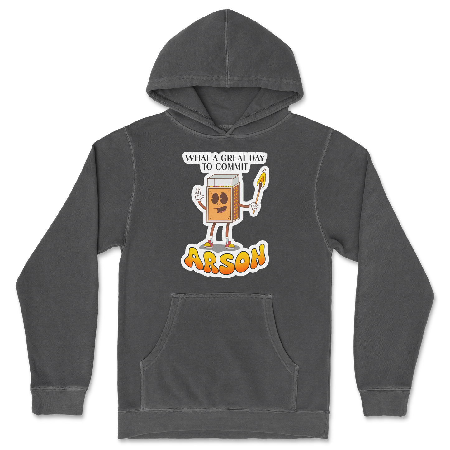 Independent Clothing Co. Hoodie Commit Arson in Black
