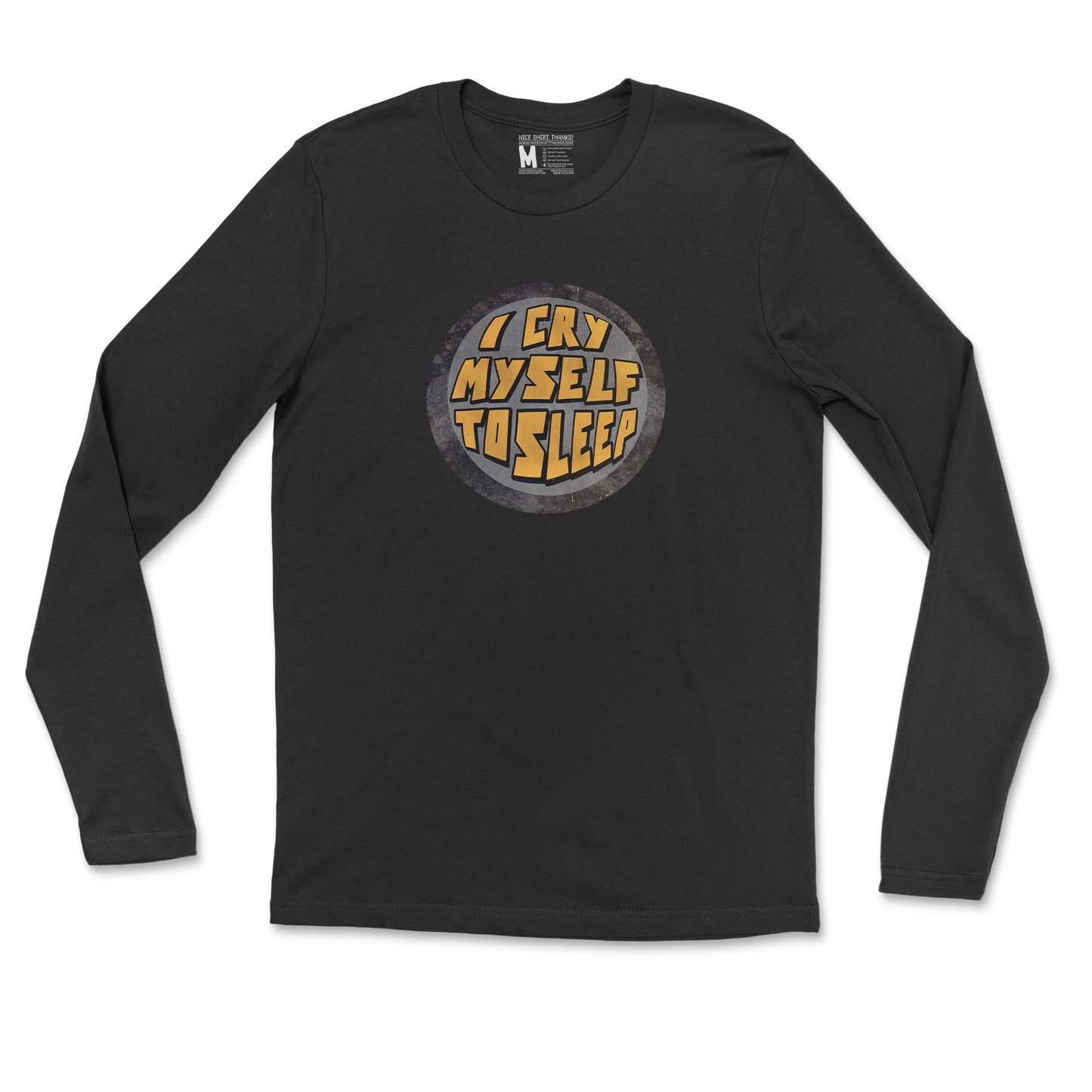 Gildan SoftStyle Long Sleeve Im Ok in Black