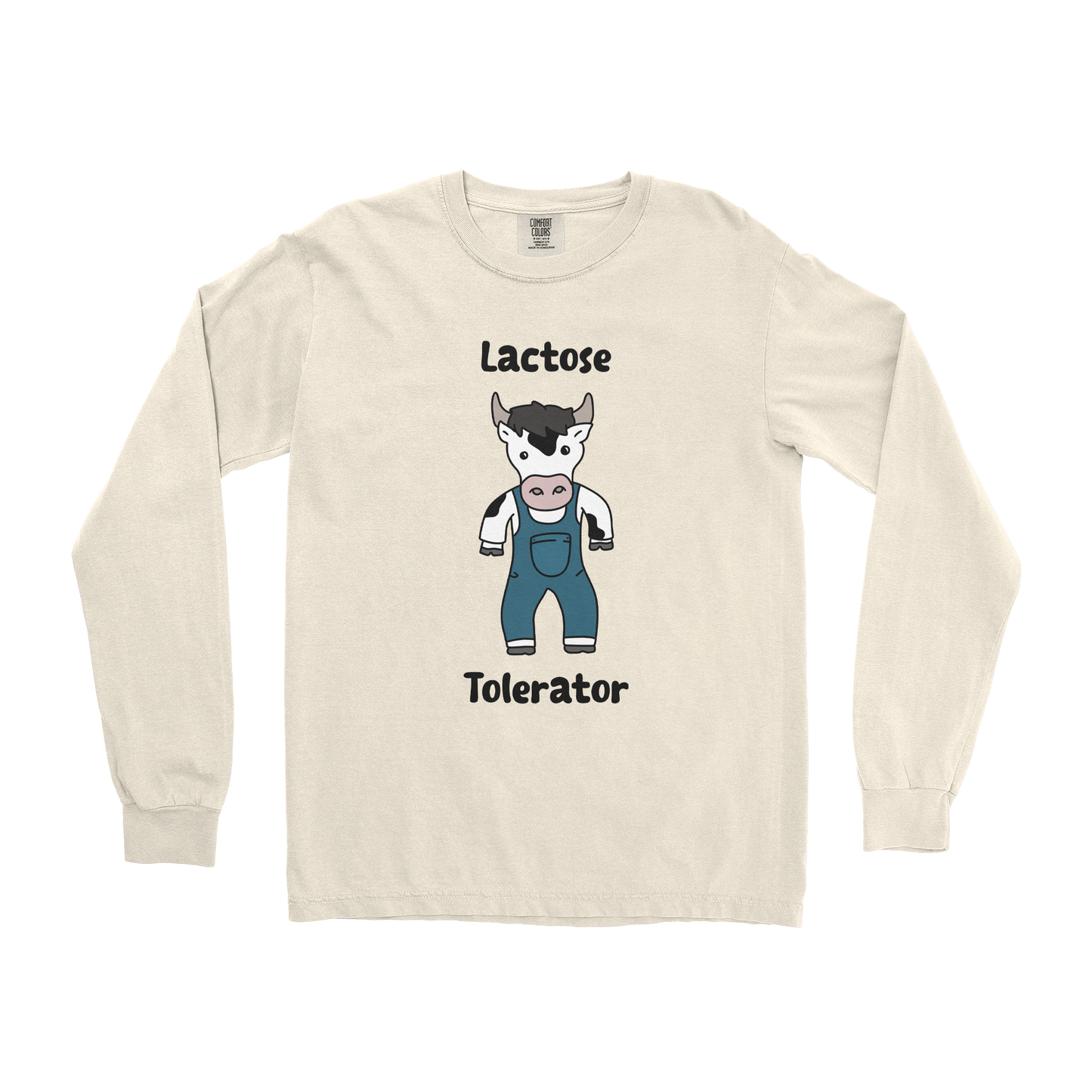Comfort Colors Long Sleeve Lactose Tolerator  in Ivory