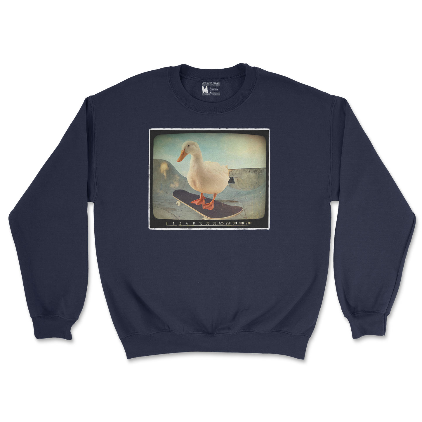 Gildan SoftStyle Crew Neck Do A Flip in Navy