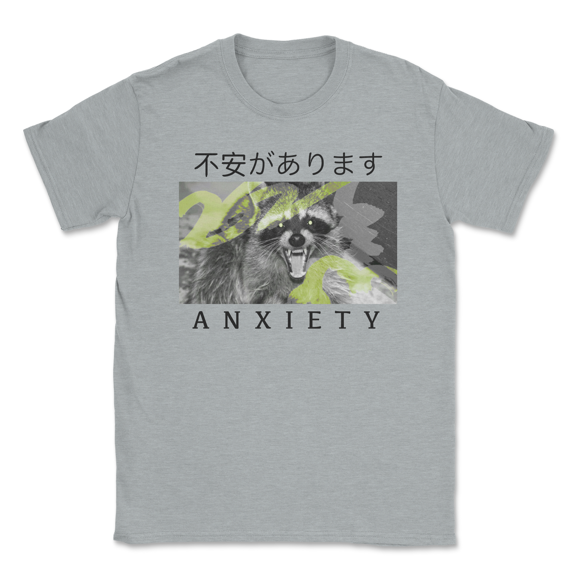 Heavy Blend T-Shirt Anxiety in Sports Grey