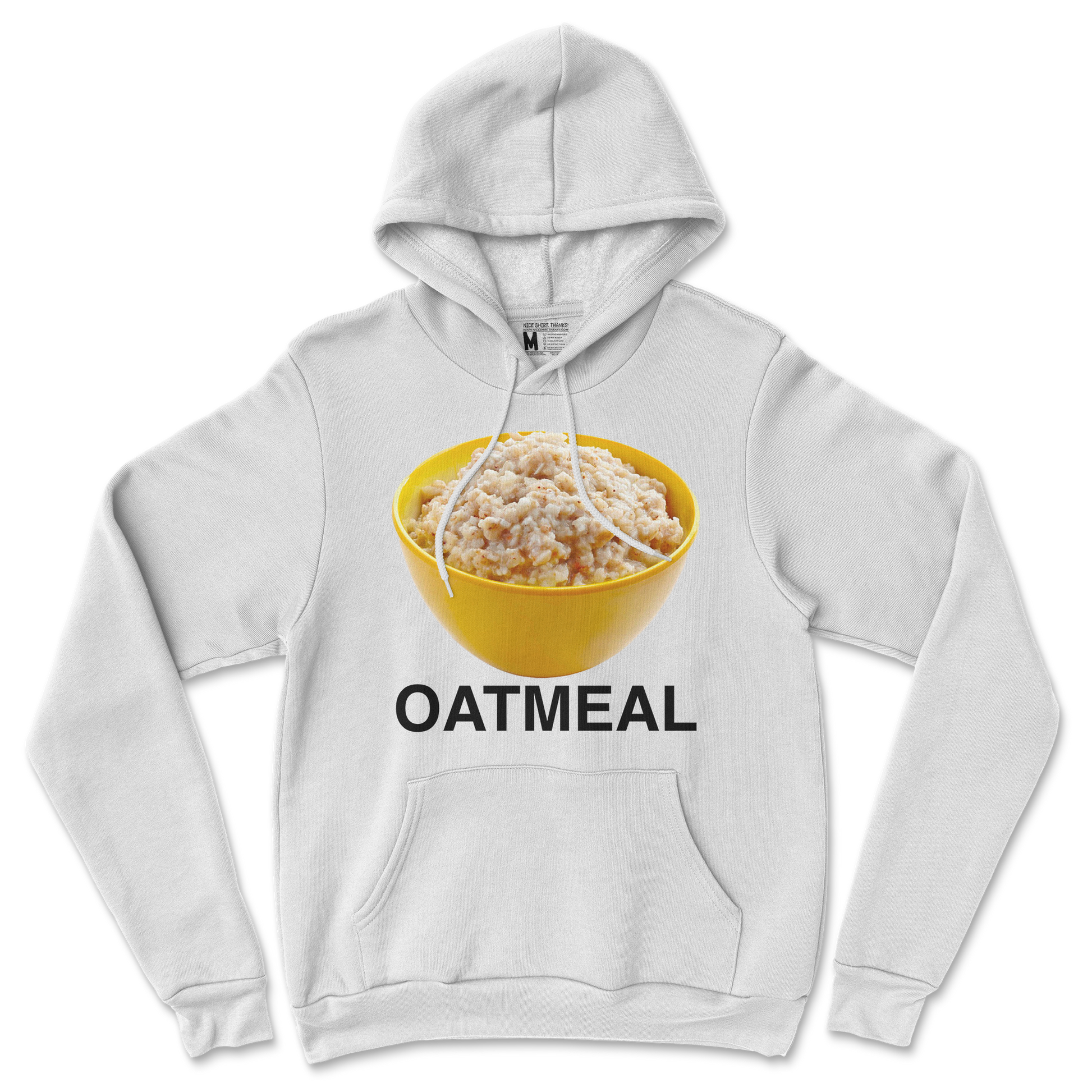 Gildan SoftStyle Hoodie Oatmeal in White