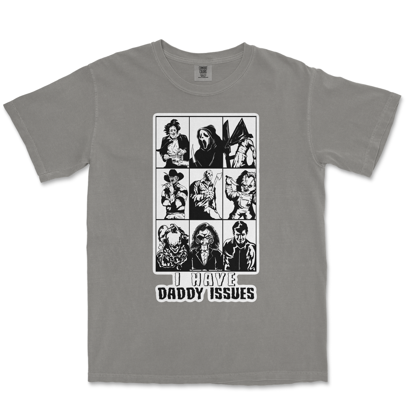 Comfort Colors T-Shirt Daddy Issues in Grey