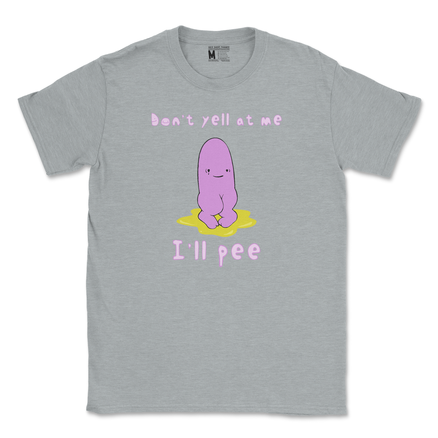 Gildan SoftStyle T-Shirt Dont Yell 2 in Sports Grey