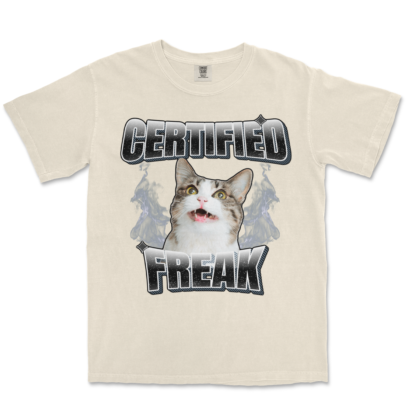 Comfort Colors T-Shirt Freaky in Ivory