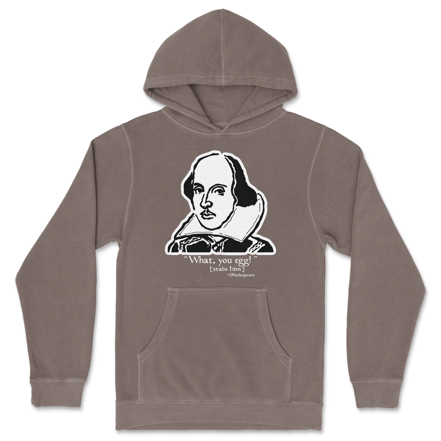Independent Clothing Co. Hoodie Shakespeare Quote in Clay