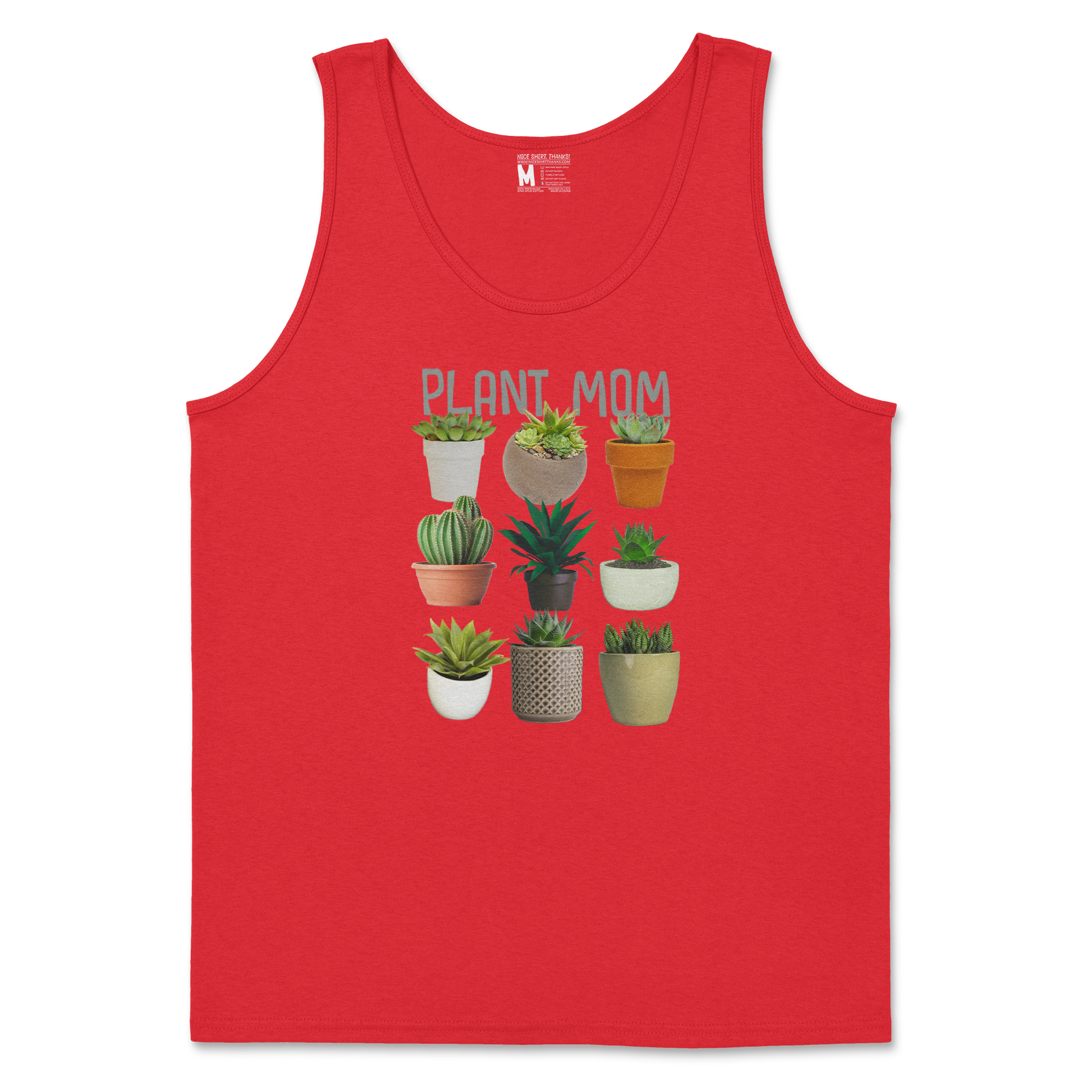 Gildan SoftStyle Tank Top in Red