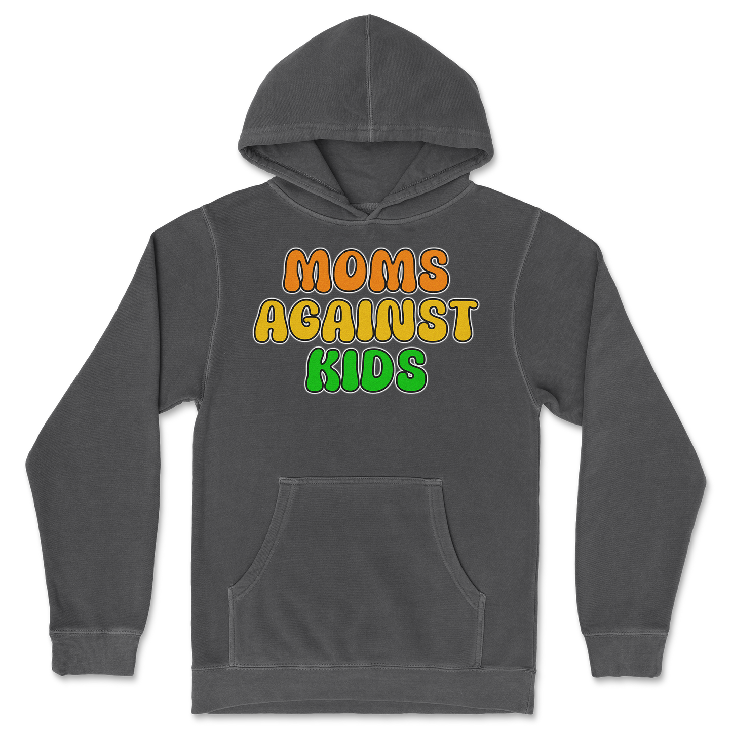 Independent Clothing Co. Hoodie Moms Agianst Kids in Black