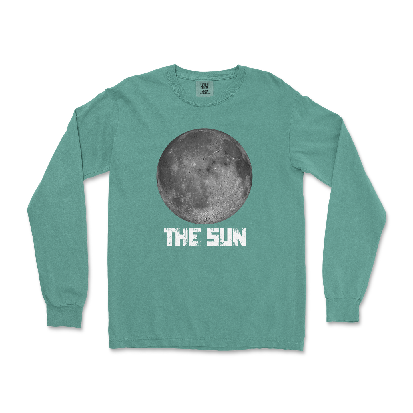 Comfort Colors Long Sleeve The Sun in LightGreen