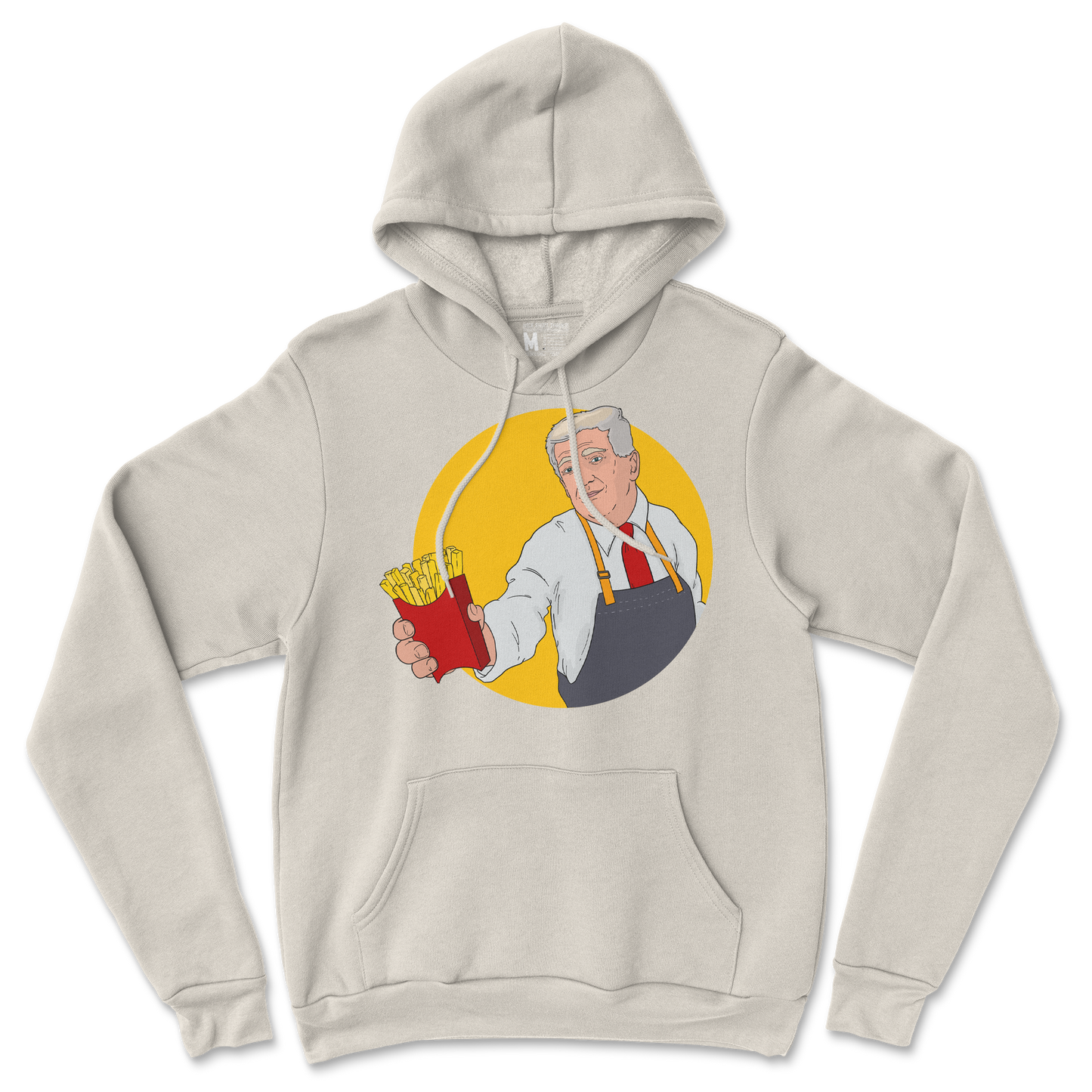 Gildan SoftStyle Hoodie McTrump in Sand